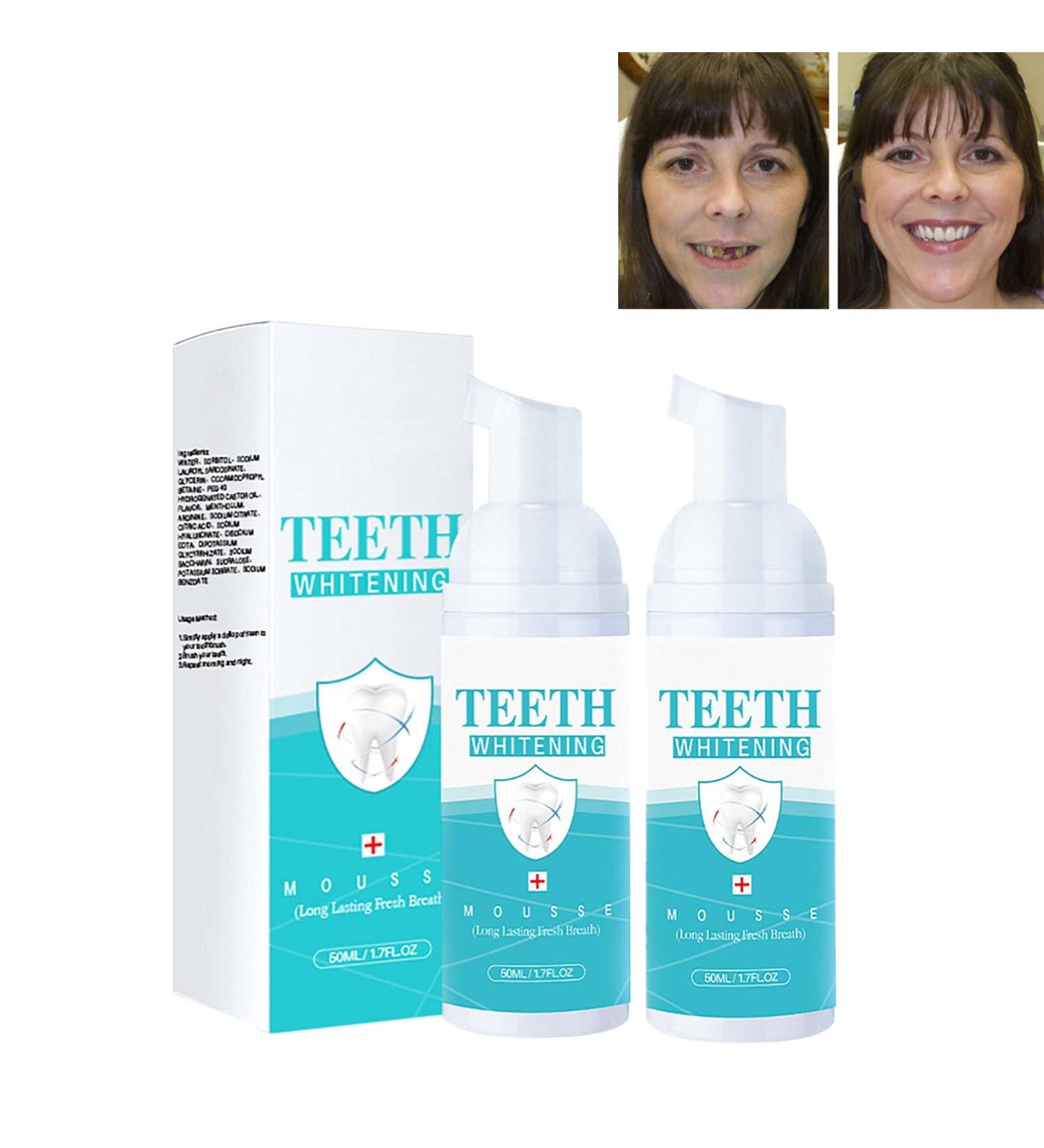 Teethaid Mouthwash & Whitening Toothpaste Set - 4 Pieces for Deep Cleaning Fresh Breath & Tooth Regeneration - Buy Online on GoSupps.com