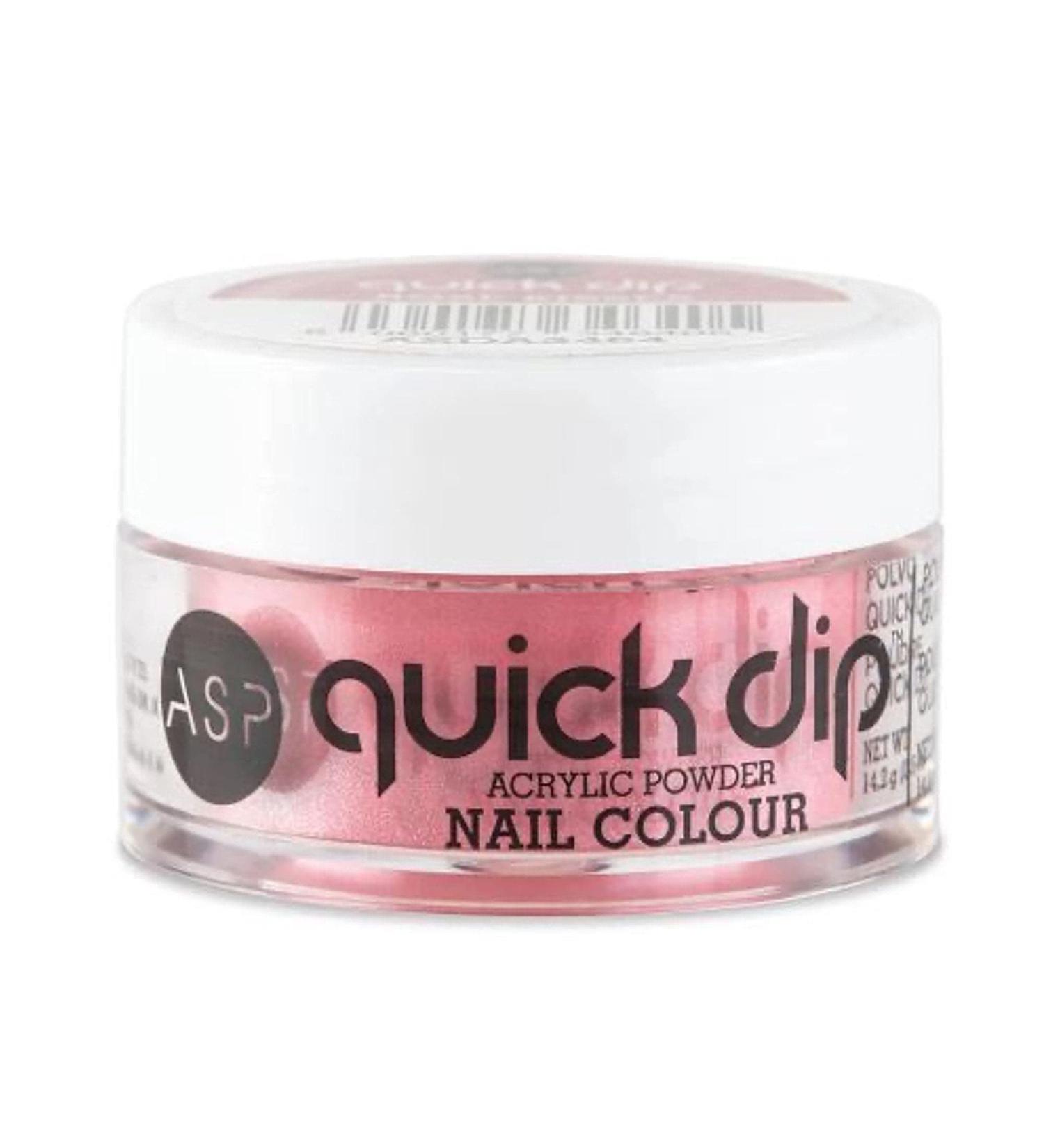 ASP Quick Dip Acrylic Dipping Powder Nail Colour Rose Kisses 14 g