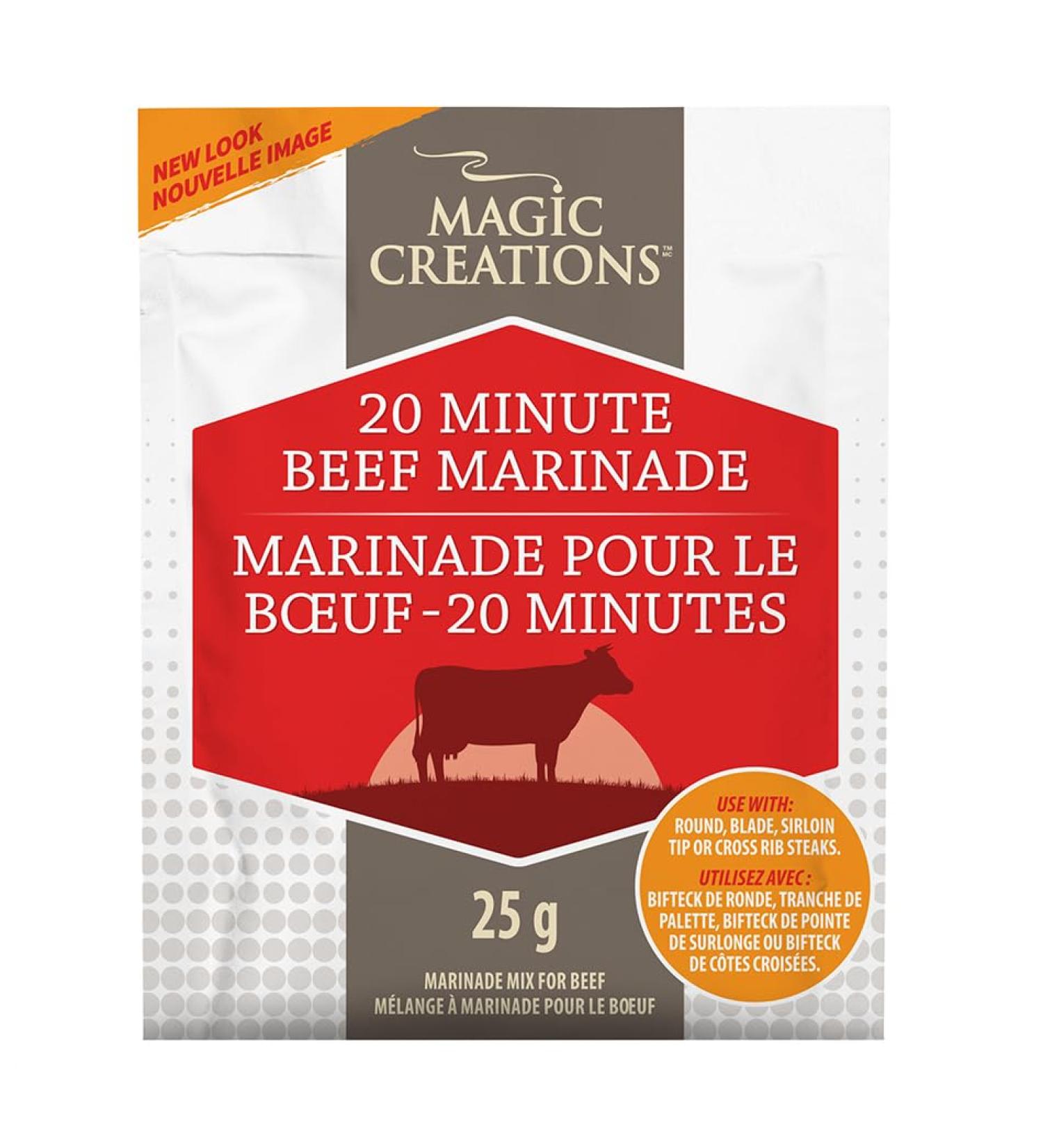 Magic Creations 20 Minute Beef Marinade (50 pack) - Buy Online on GoSupps.com