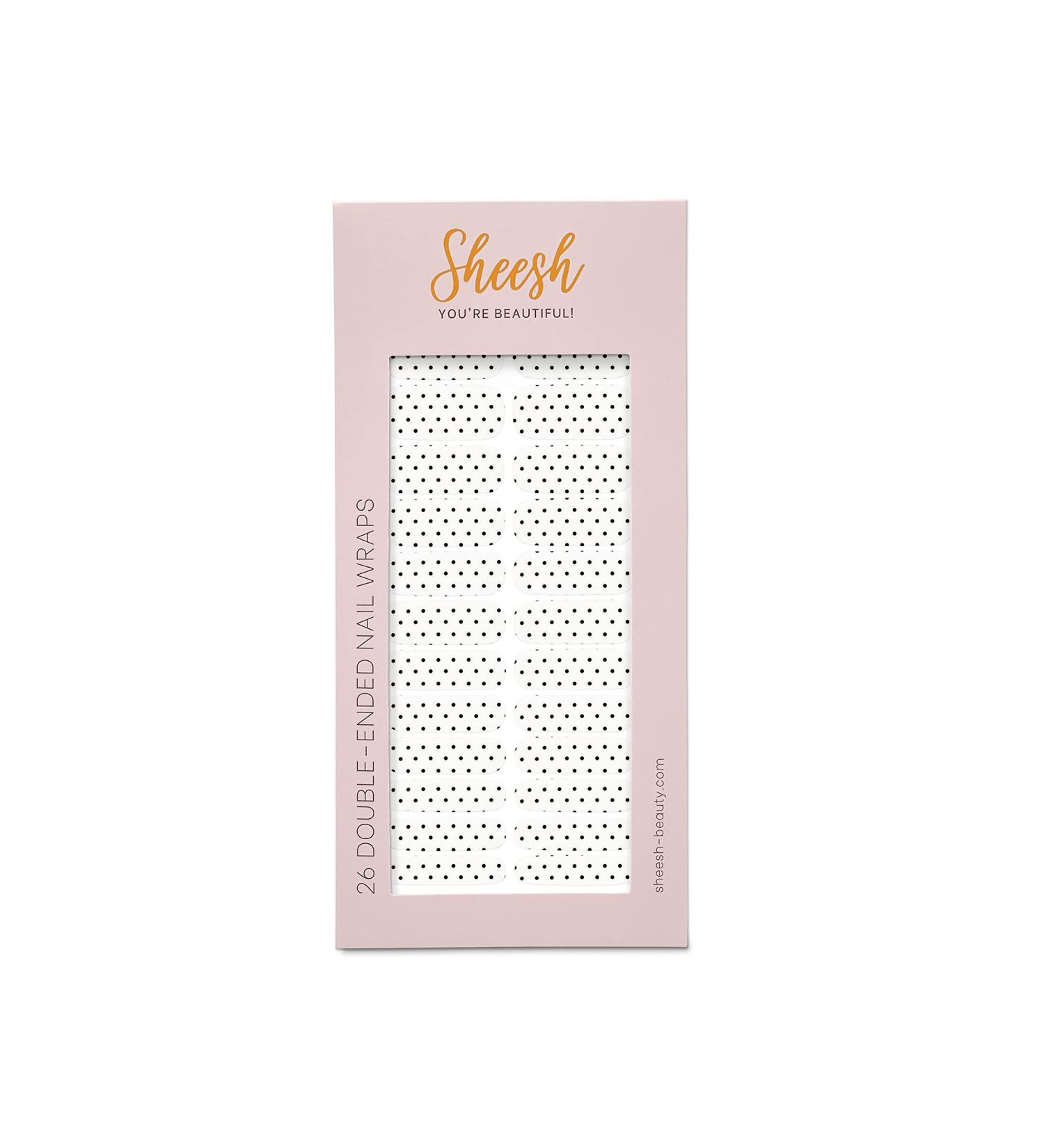 Sheesh Dancing Dots Nail Wraps - 26 Self-Adhesive Foils for Perfect Manicures | Trendy 2023 Colors | Easy Home Application - Buy Online on GoSupps.com