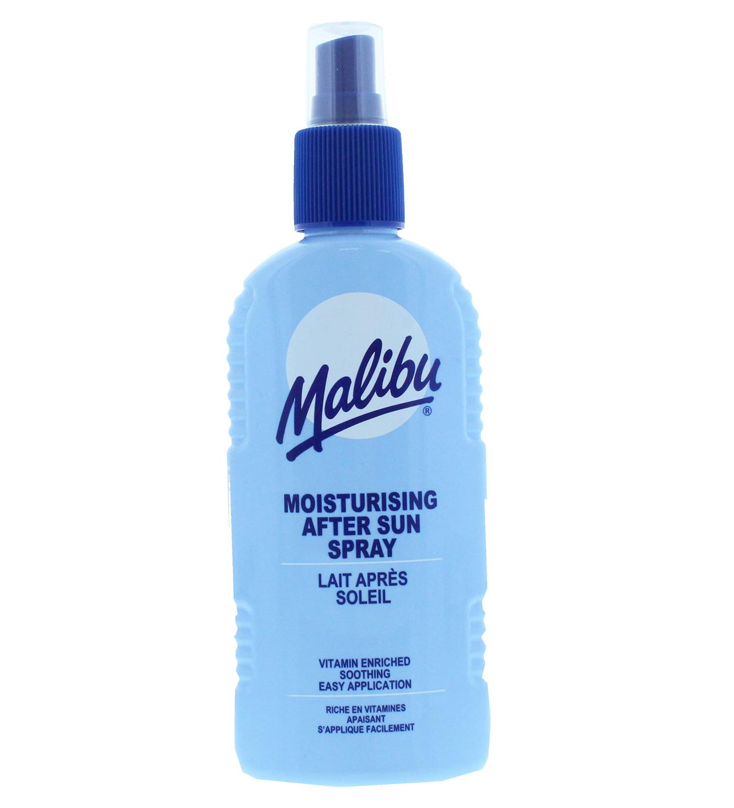 Malibu Soothing After-Sun Spray 200ml - Vitamin Enriched Moisturizer - Buy Online on GoSupps.com