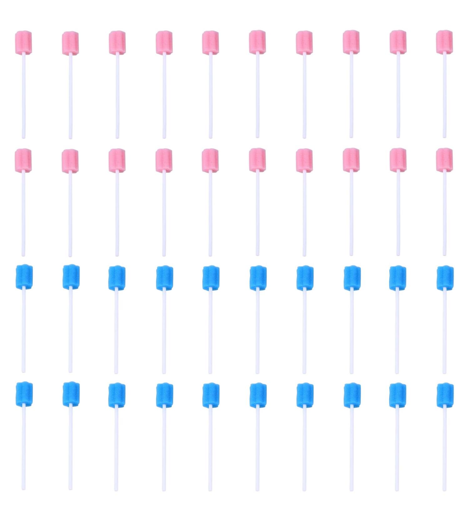 Disposable Sterile Cotton Mouth Swabs - 40PCS Oral Care Sponges for Daily Use | International Shipping - Buy Online on GoSupps.com