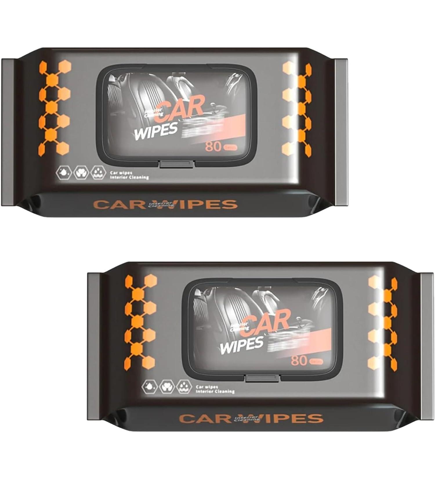 Premium Car Interior Cleaning & Polishing Towels | Leather Cleaner & Conditioners | 2-Pack Wet Wipes for Cars & Furniture - Buy Online on GoSupps.com