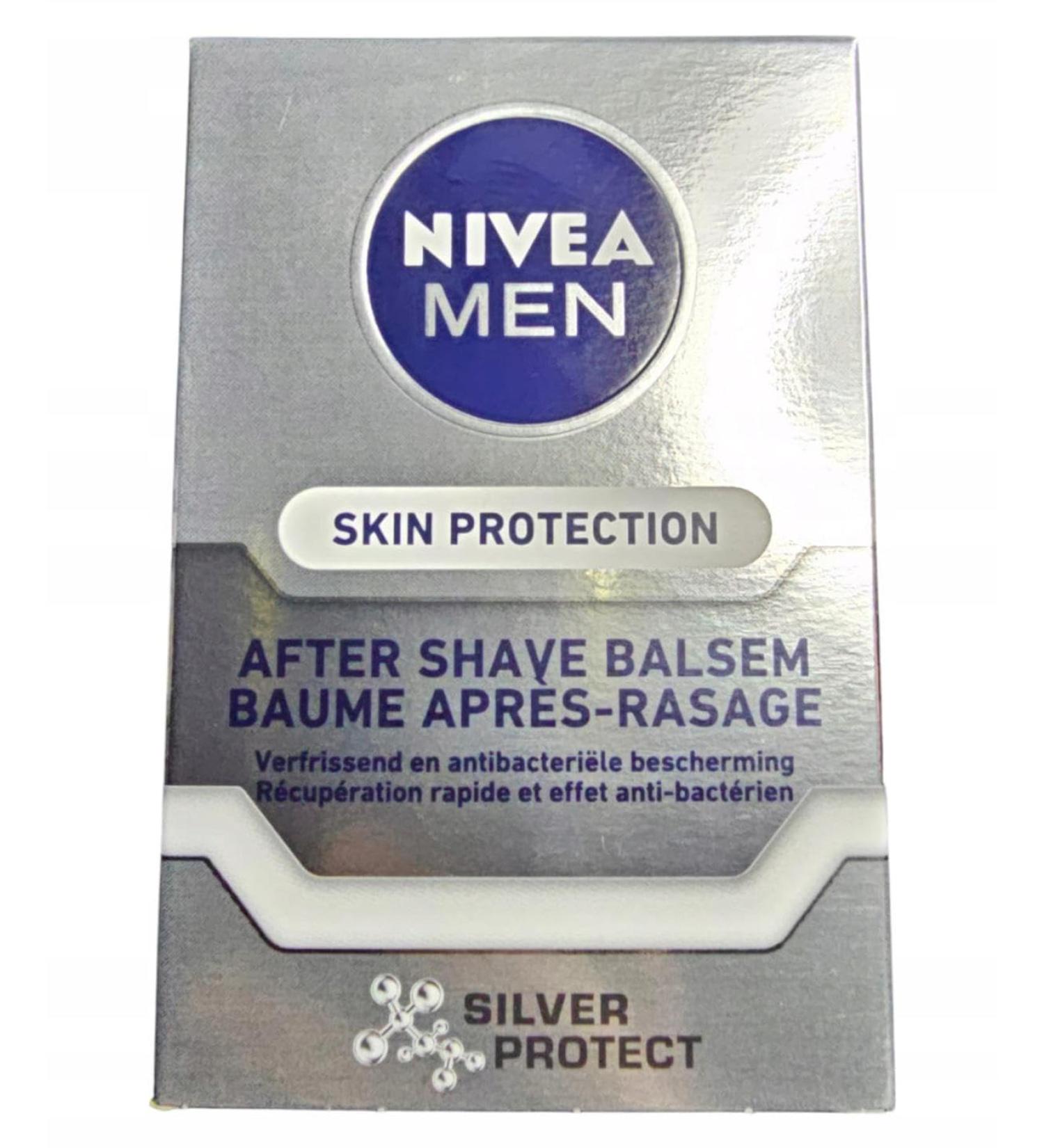 Beiersdorf Nivea Men After Shave Balm Silver Protect pack of 6 100 ml