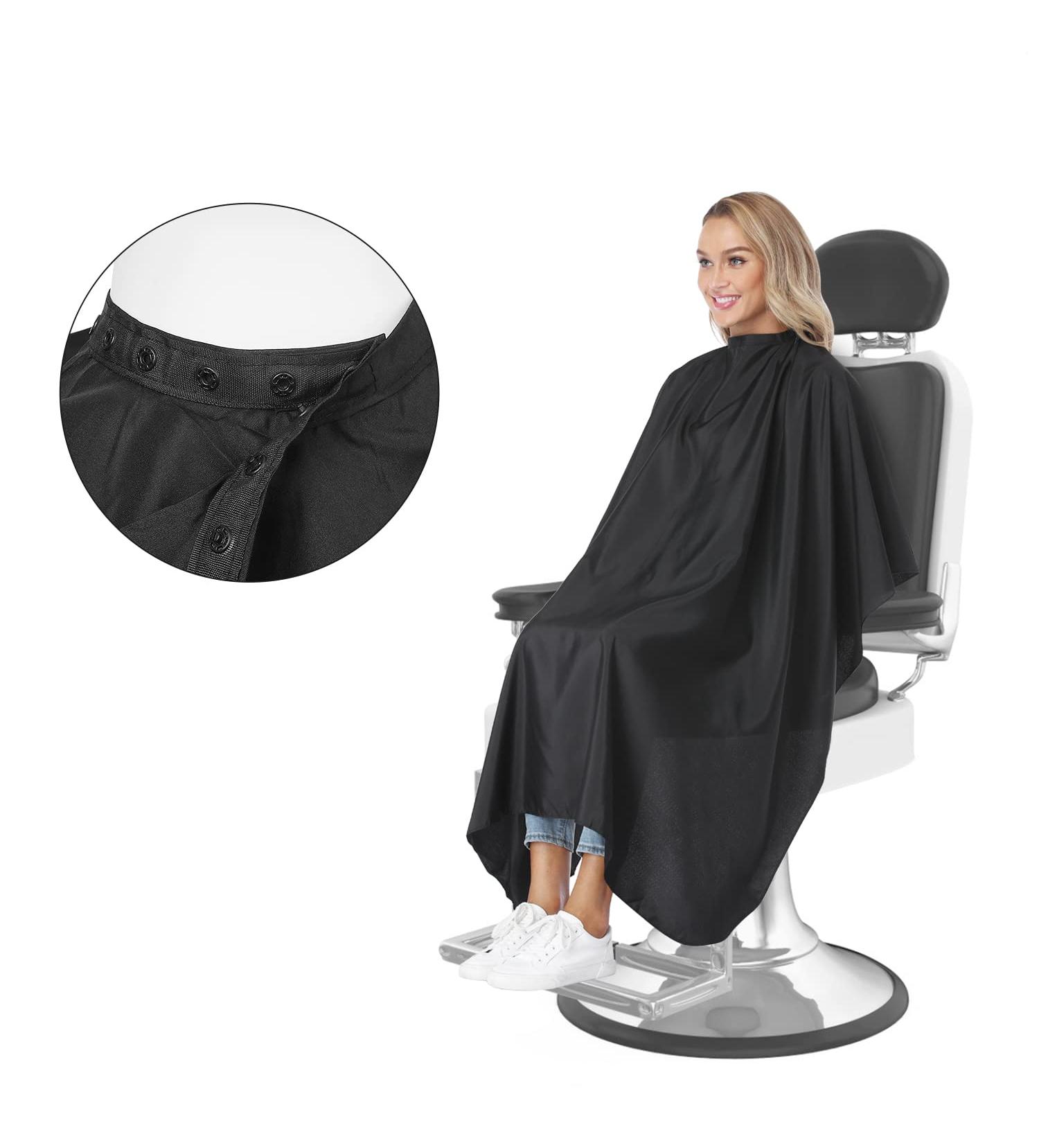 Waterproof Barber Cape for Men/Women - Salon Hair Cutting Cape with Adjustable Closure - Buy Online on GoSupps.com