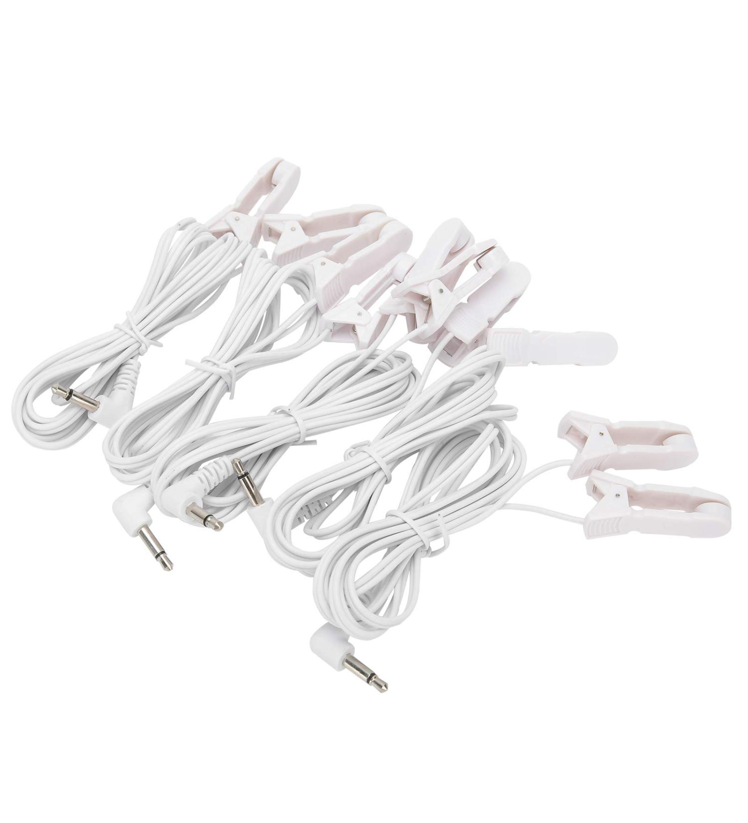 5 Pcs/Bag 3.5mm Ear Clip Electrode Cable for TENS Machine Physical Machine - Buy Online on GoSupps.com