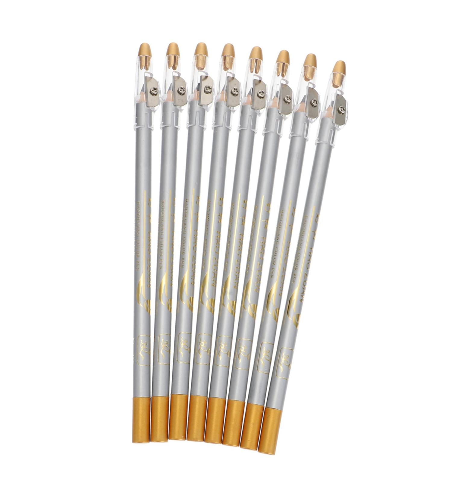 TOVINANNA 8pcs Pencil Sharpener Eyebrow Pencil Grey Eyeliner Eyebrow Liner Eyebrow Trimming Girl Eye Shadow 1 count (Pack of 1) As Shown - Buy Online on GoSupps.com