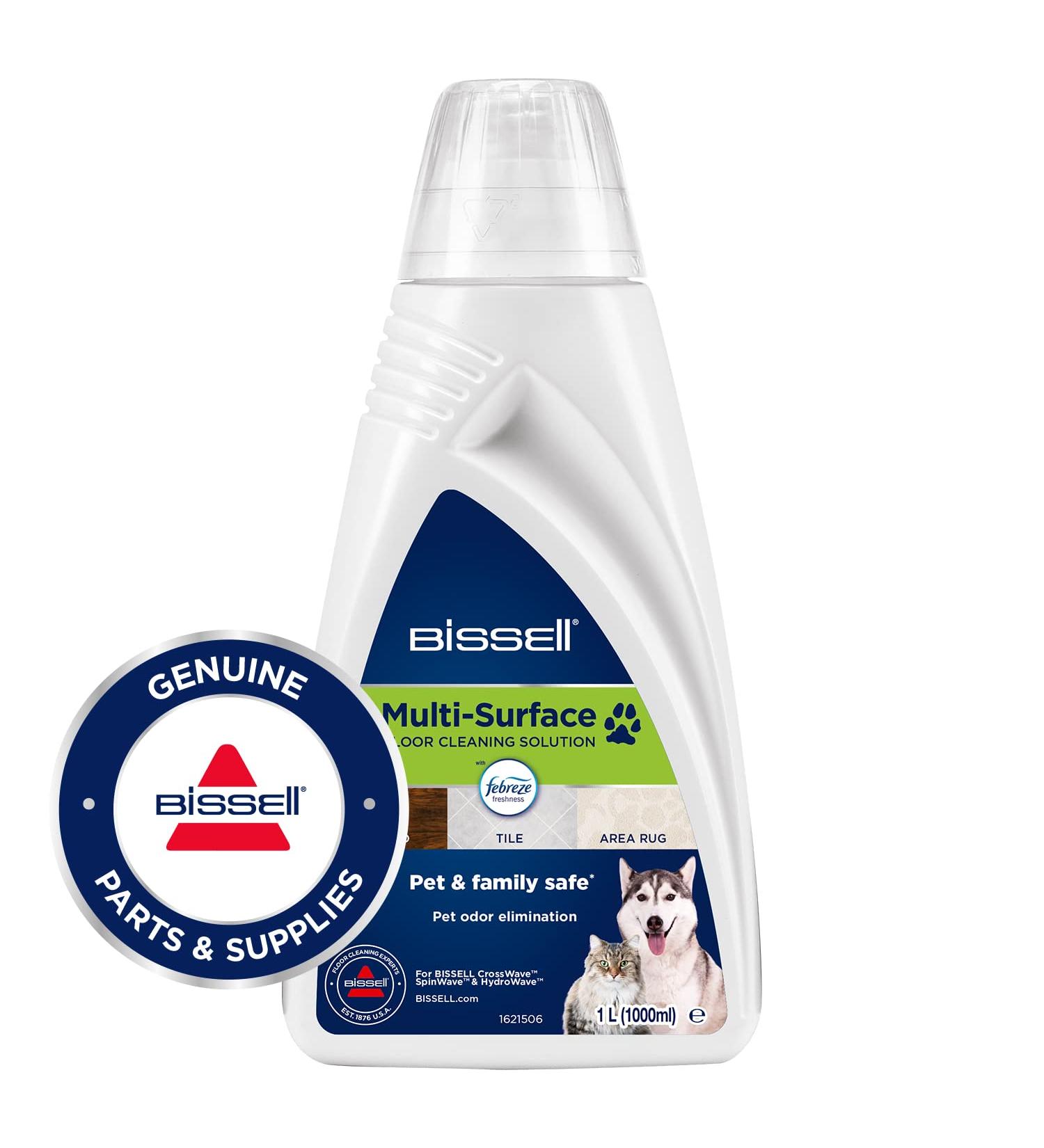 Bissell Multi-Surface PET Cleaning Agent | 1L for Hard Floors Tiles & Carpet | Effective Stain Removal | Compatible with Crosswave Series 2550 - Buy Online on GoSupps.com