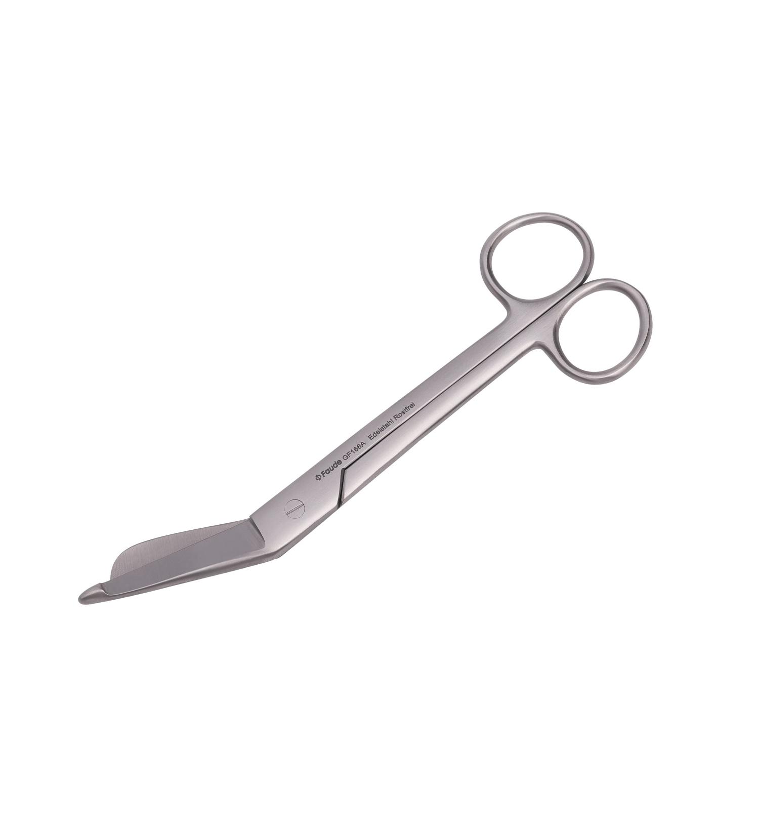 High-Quality Faude Bandage Scissors - Lister Design Stainless Steel 18cm for Bandages & Plasters - International Shipping Available - Buy Online on GoSupps.com