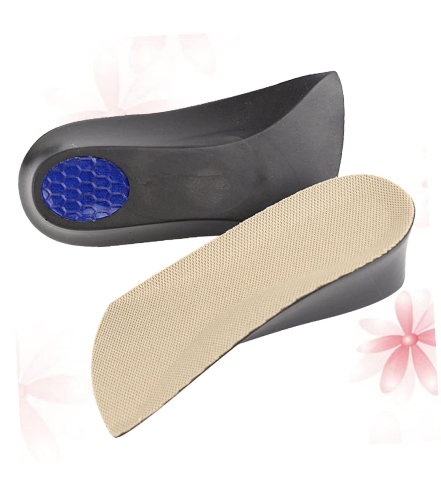 FRCOLOR PU Shoe Insoles - Heel Lift Inserts for Height Increase (3.5cm) | Invisible Shoe Pads for Men & Women | Boost Comfort & Support - Buy Online on GoSupps.com