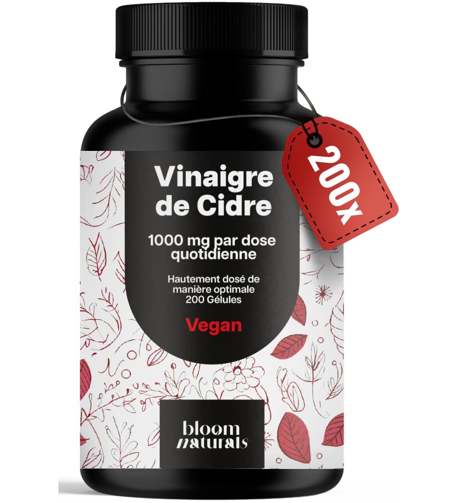 G lules de Vinaigre de Cidre Hautement Dos es - 200 G lules - 1000 mg par Dose Quotidienne - Vegan & Produites en Allemagne - Vinaigre de Cidre Gelules - Apple Cider Vinegar Capsules Sans saveur - Buy Online on GoSupps.com