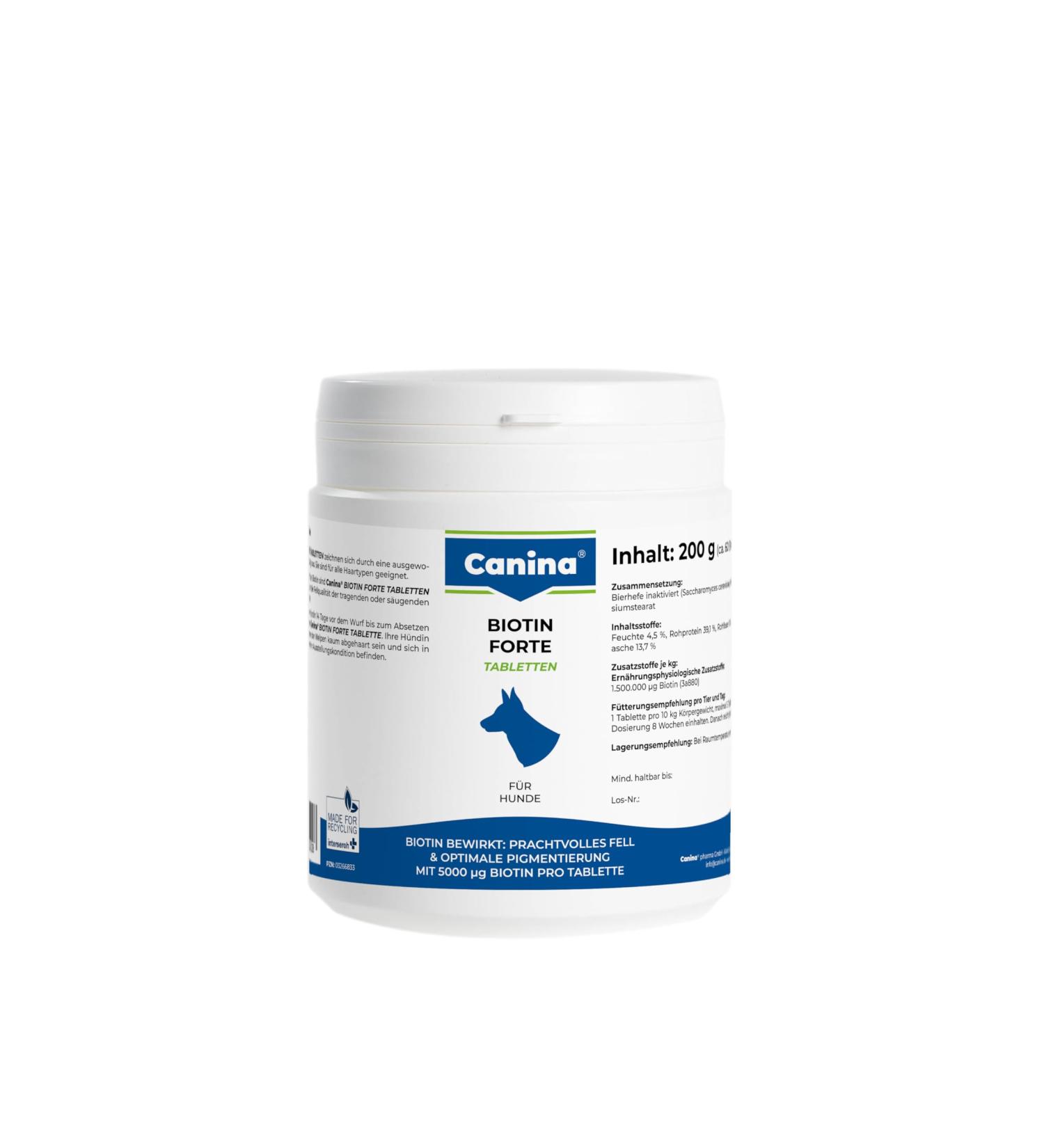 Canina Biotin Forte tablets 1 pack 10110 8 brownish 200 g (1 pack) Canina 200 g (1 pack)