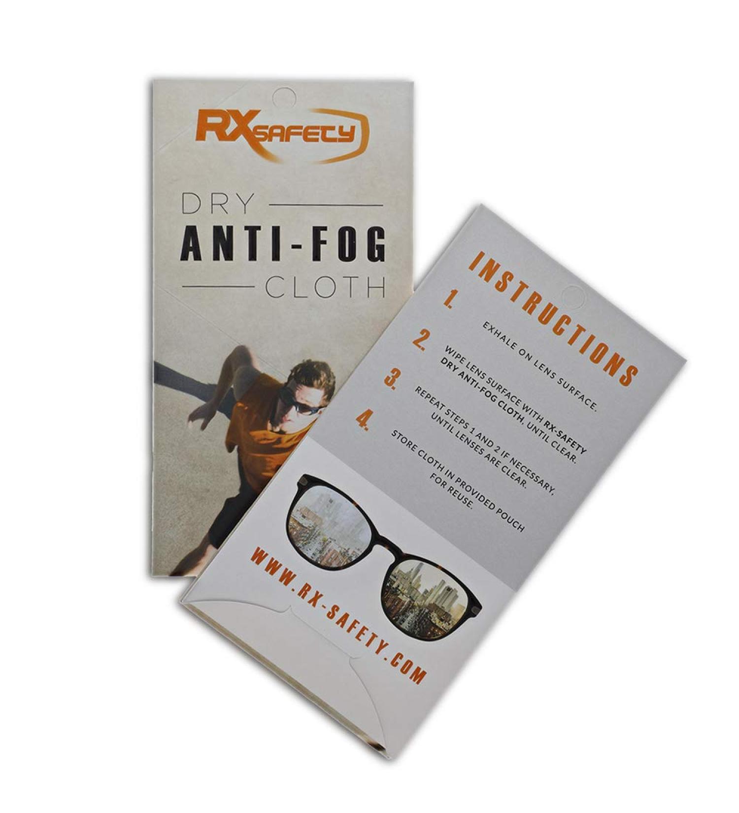 Anti-Fog Dry Cloth - Reusable Microfiber for Clear Glasses - Stop Fogging Effectively - Buy Online on GoSupps.com