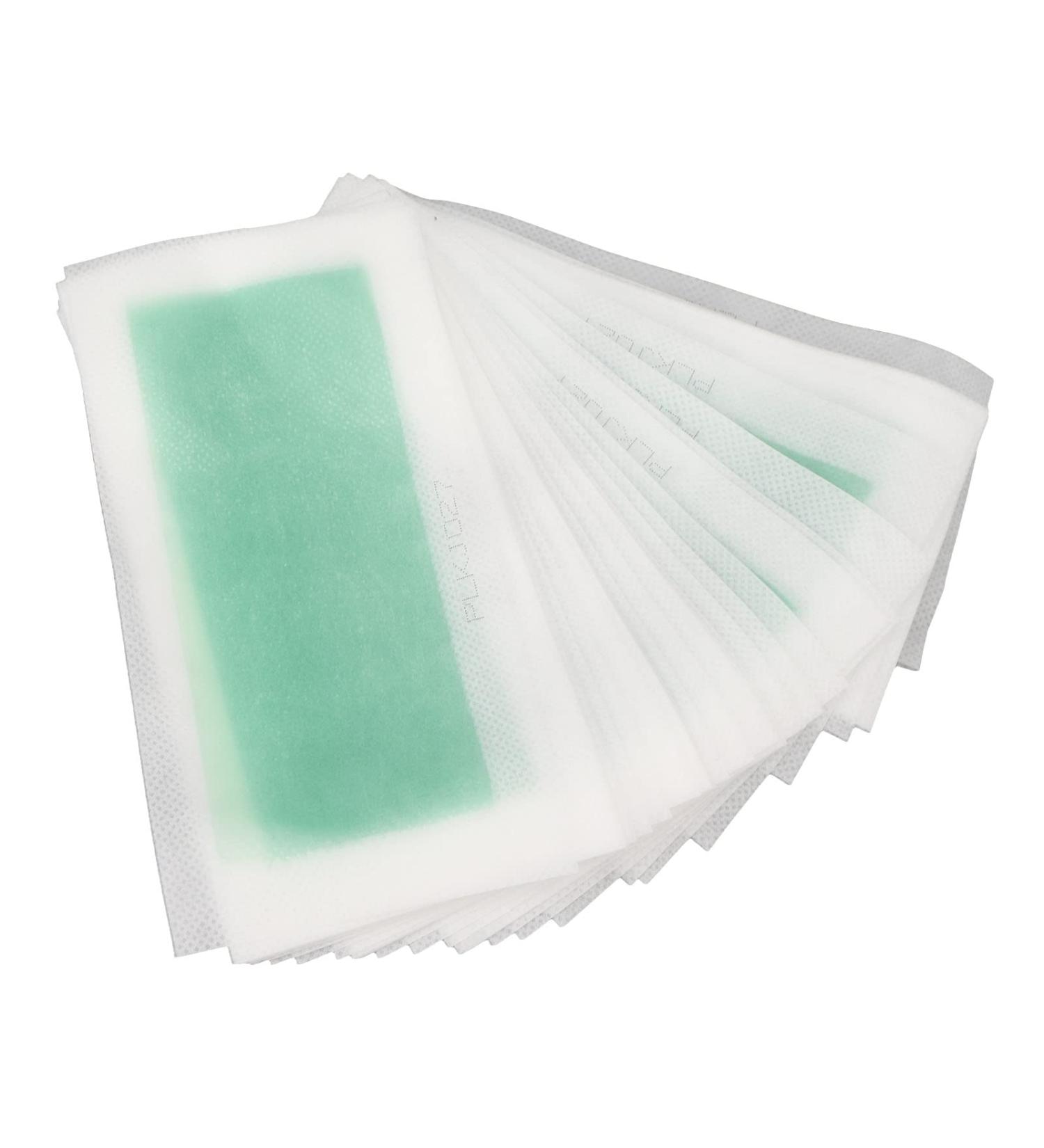 32 Portable Skin-Friendly Cold Wax Strips for All Body Areas - Perfect for Legs Chest Back & Face Depilation - Buy Online on GoSupps.com