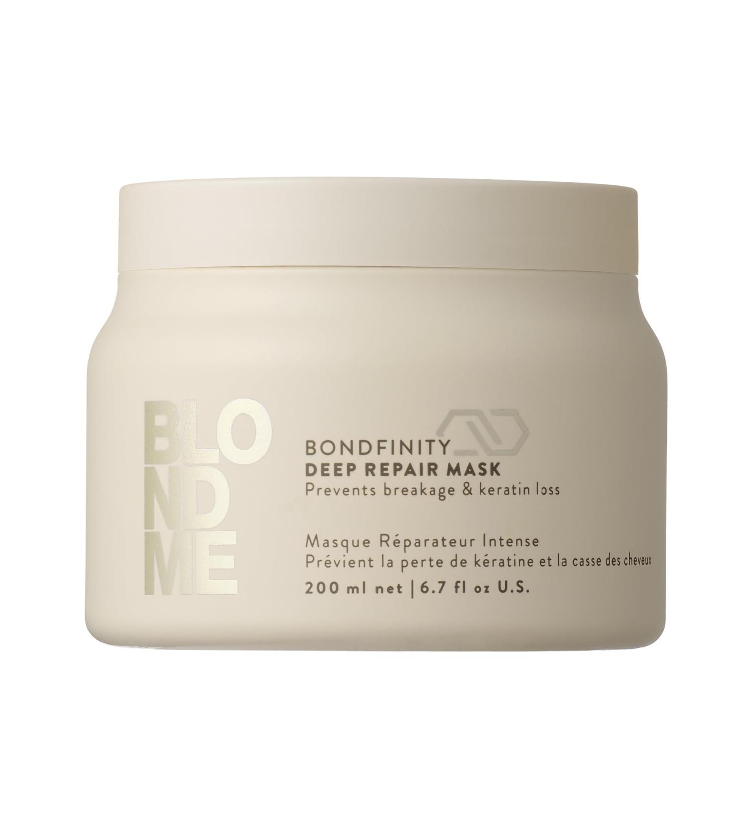Schwarzkopf Professional BLONDME Bondfinity Deep Repair Mask Masque Capillaire Renfor ant Cr er Des Liaisons Lissage Et Protection Des Cheveux Poreux Hydratant Et Adoucissant 200 ml - Buy Online on GoSupps.com