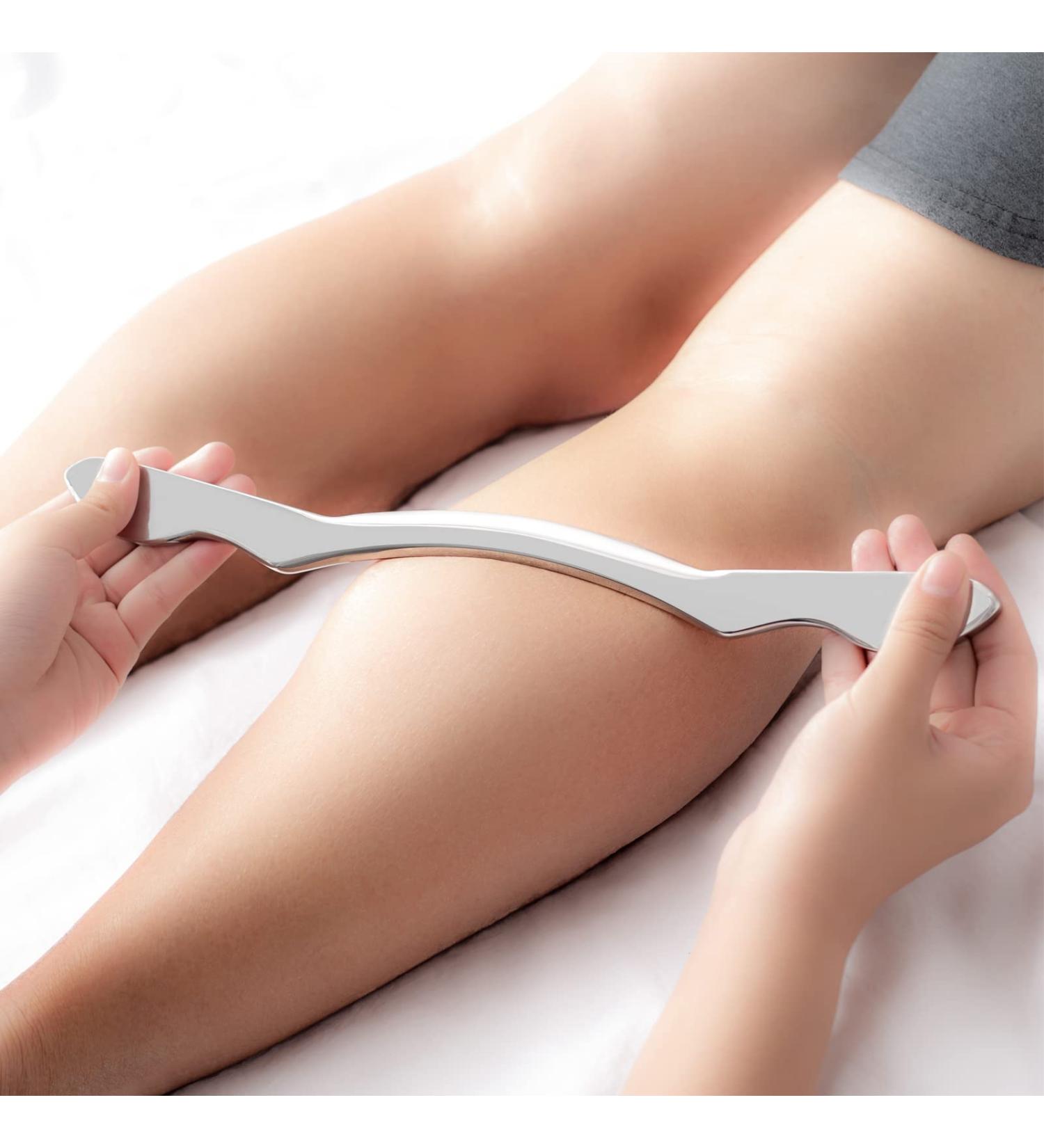 Allshow Gua Sha Scraping Massage Tool | IASTM Long Bar for Large Muscles | Soft Tissue Mobilization Tool - 34.3 cm - Buy Online on GoSupps.com