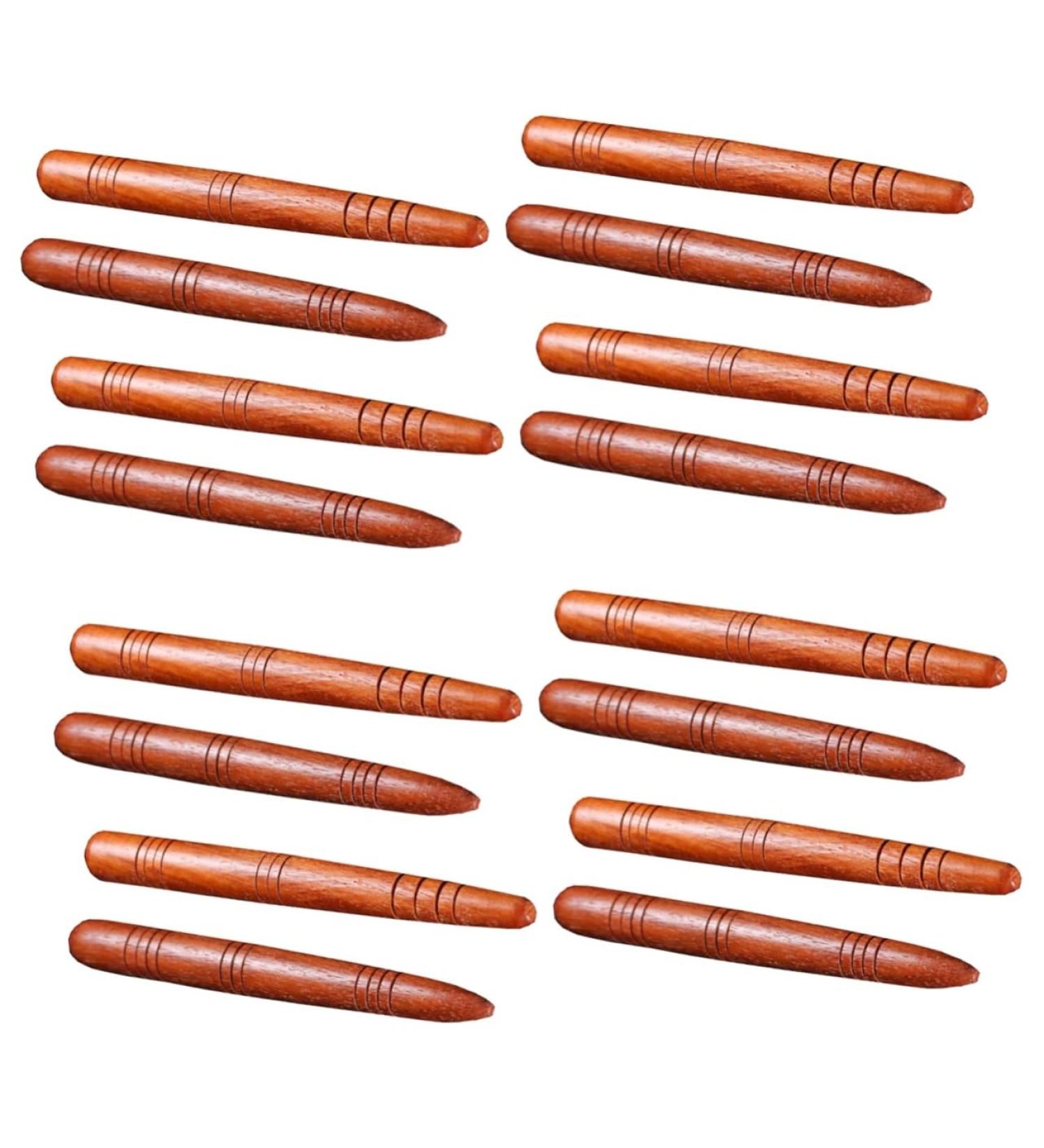 Minkissy 16-Piece Acupuncture Rod Set | Manual Thai Massage Tool & Reflex Zone Massager | Wood Foot & Trigger Point Self-Massage Tools - Buy Online on GoSupps.com