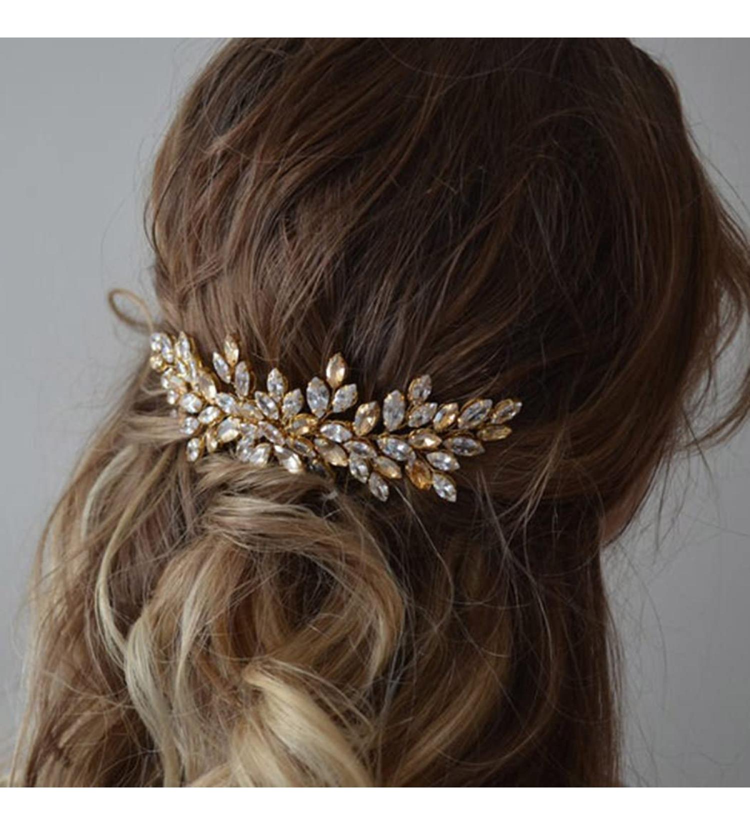 Runmi Bridal Jewelry: Elegant Flower Hair Accessories & Pearl Wedding Headbands for Timeless Bridal Look - Buy Online on GoSupps.com