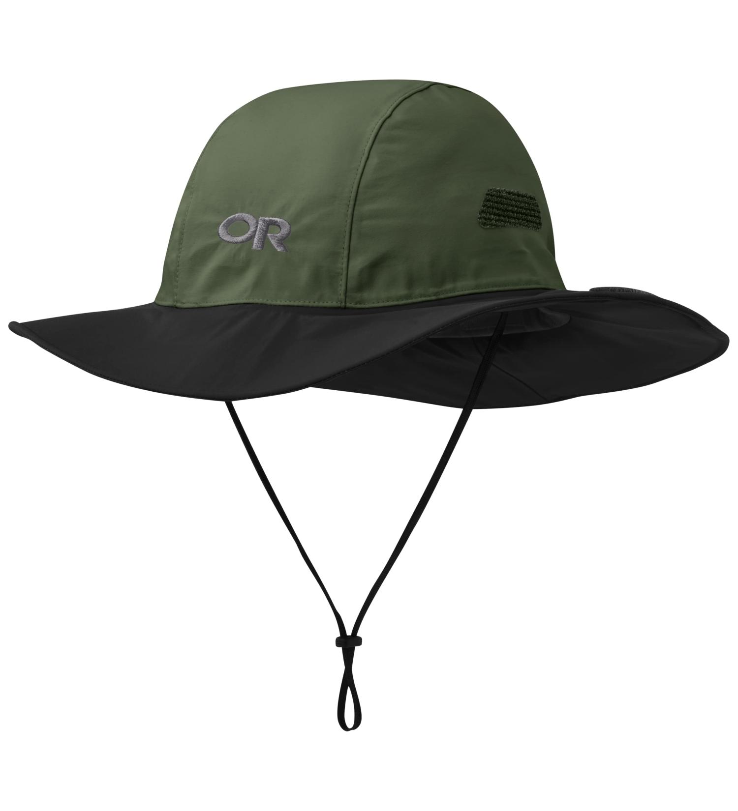 Outdoor Research Seattle Rain Hat - Fatigue/Black - Size Large - Buy Online on GoSupps.com