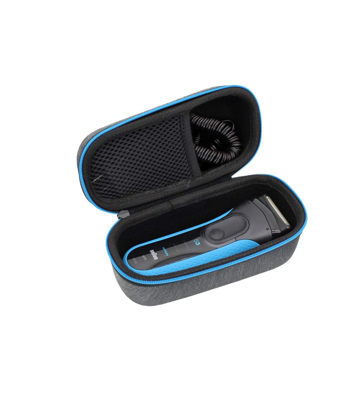 Buy Hard Travel Case Bag for Braun Series 3 ProSkin 3040s 3020 3030s 3090cc 310s - ESCOCO | Durable & Portable Electric Shaver Accessories - Buy Online on GoSupps.com