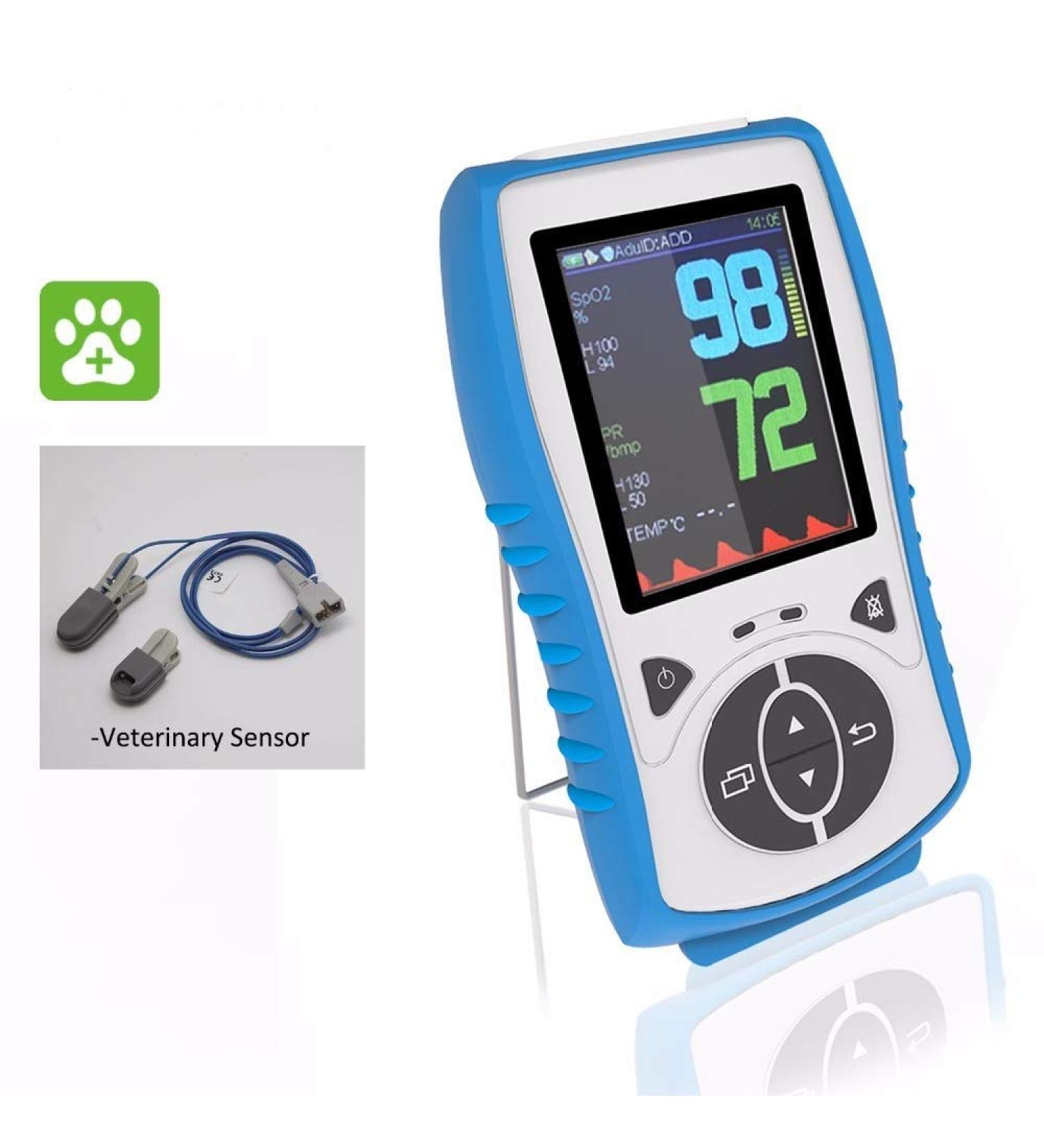 Buy Plus Oximeter Handheld Pulse Oximeter with Veterinary Sensor - 30-Day Guarantee Rechargeable Battery Ideal for Veterinary Use - Buy Online on GoSupps.com