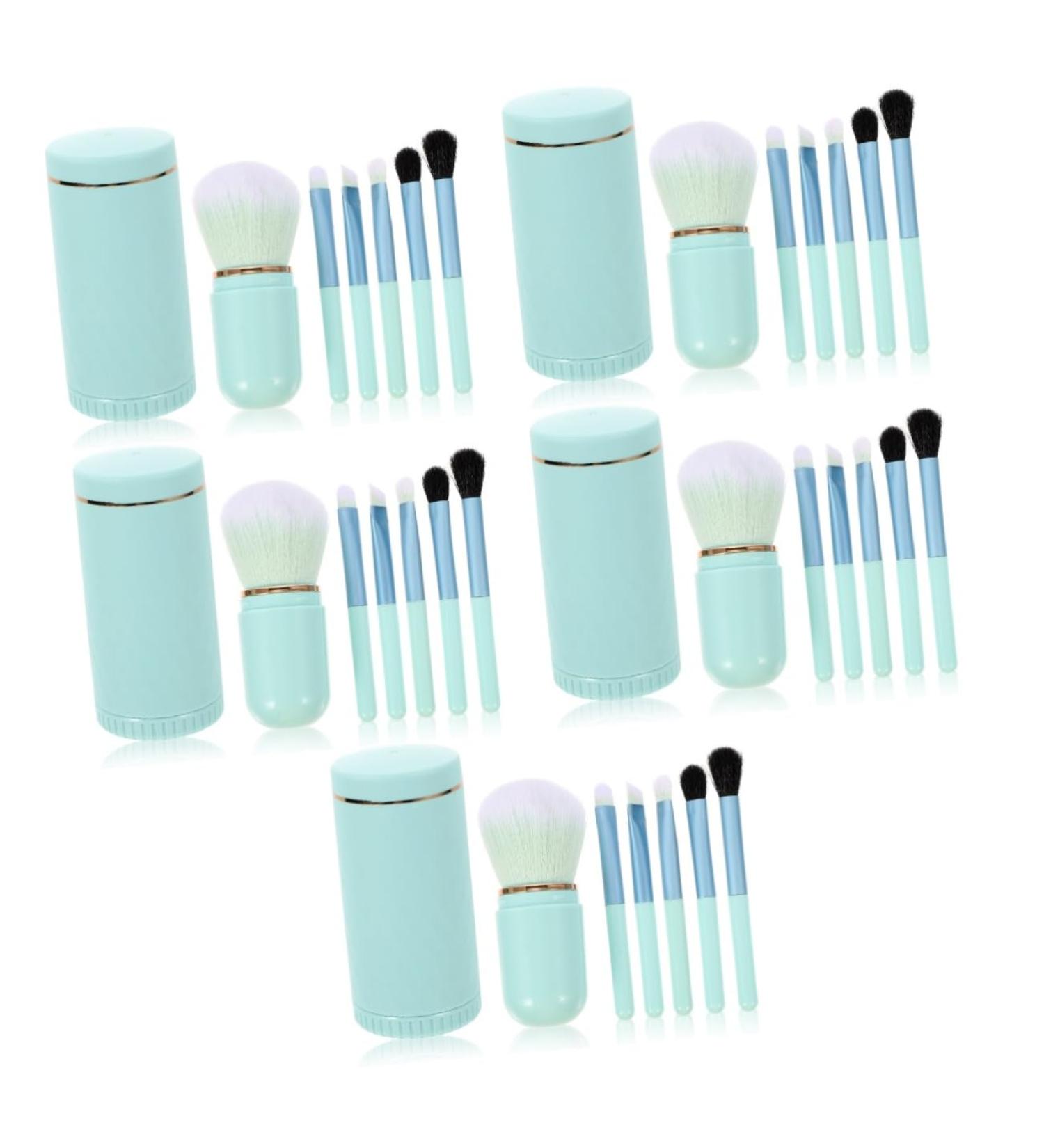 Didiseaon 5 Sets Makeup Brush Set - Travel-Friendly Face & Blush Brushes with Holder | Premium Cosmetics Supplies for Ladies - Buy Online on GoSupps.com