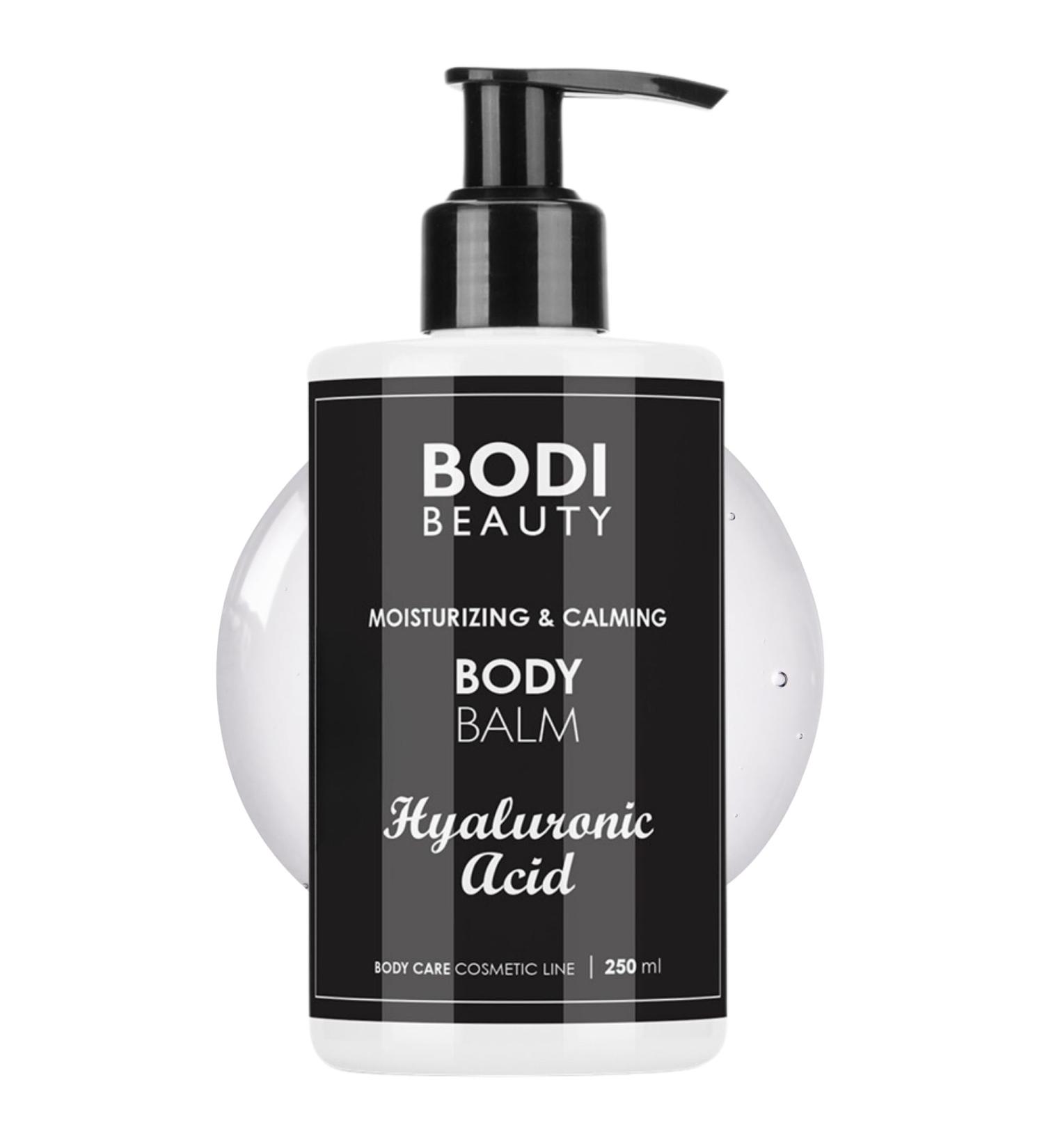 Bodi Beauty Body Balm 250 ml with Hyaluronic Acid, Glycerin, Urea, Aloe Vera, Algae - Moisturizing Body Balm - For Smooth and Supple Skin - Hydrating and Soothing