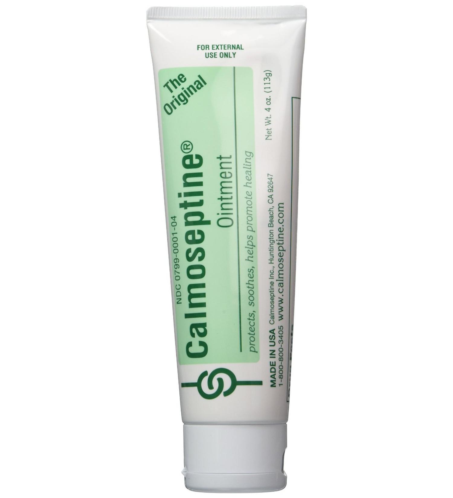 Calmoseptine Diaper Rash Ointment Tube (Pack of 6) 4 Ounce (Pack of 6)