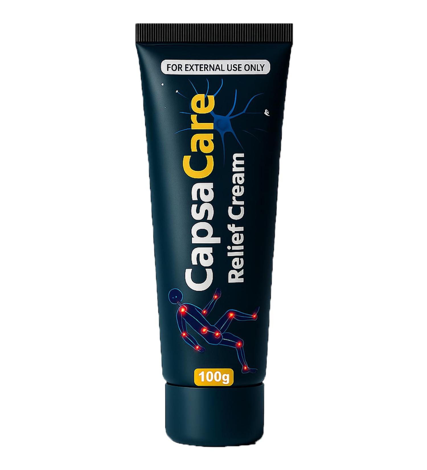 Capsacare Neuropathy Relief Cream | Neurosoothe Formula Nerve Cream Contains Capsaicin Arnica Menthol Msm And Glucosamine Suitable For Feet Hands Legs Muscles Joints And Waist | 100g (1) - Buy Online on GoSupps.com
