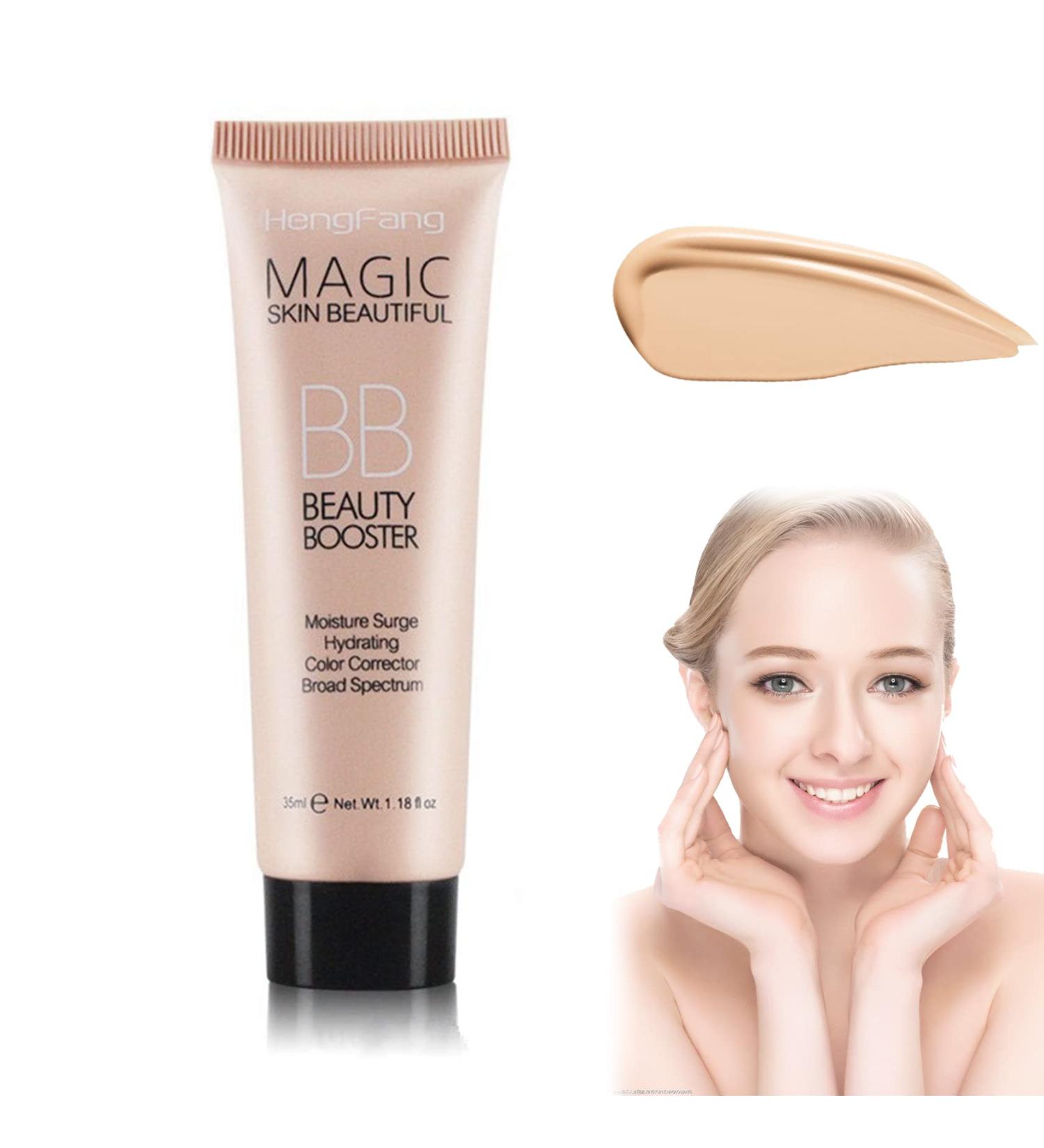 BB Cream Full Coverage Foundation Concealer Tinted Moisturizer BB Cream for All Skin Types Evens Skin Tone-Ivory - Buy Online on GoSupps.com