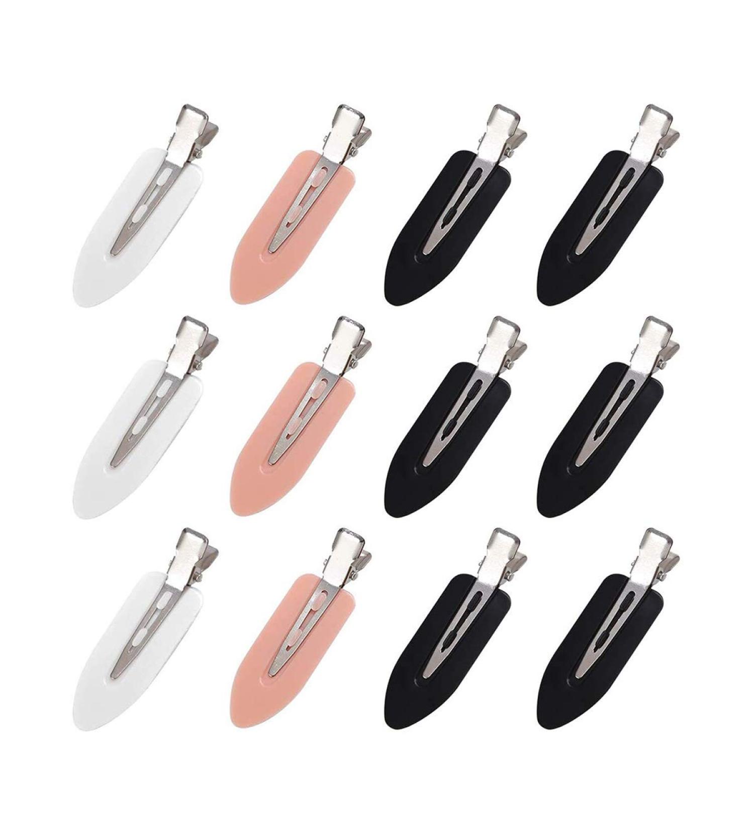Shop Pofet 12-Piece No Bend Hair Clips | No Crease Pin Curl Clips for Perfect Hairstyles & Makeup 4 Colors Available - Buy Online on GoSupps.com