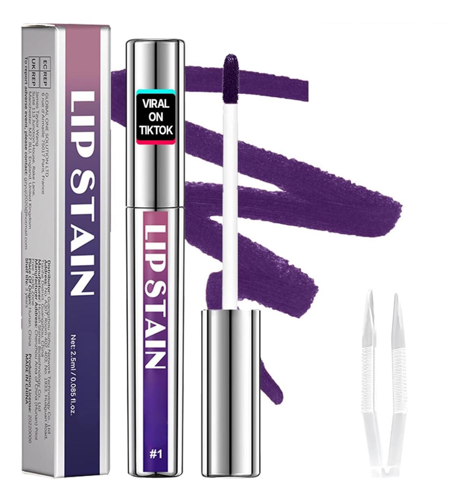  SONGVISON Lip Stain - Peel Off Lip Stain Natural Water Resistant Long Lasting Stain Transfer Resistant Highly Pigmented - Buy Online on GoSupps.com