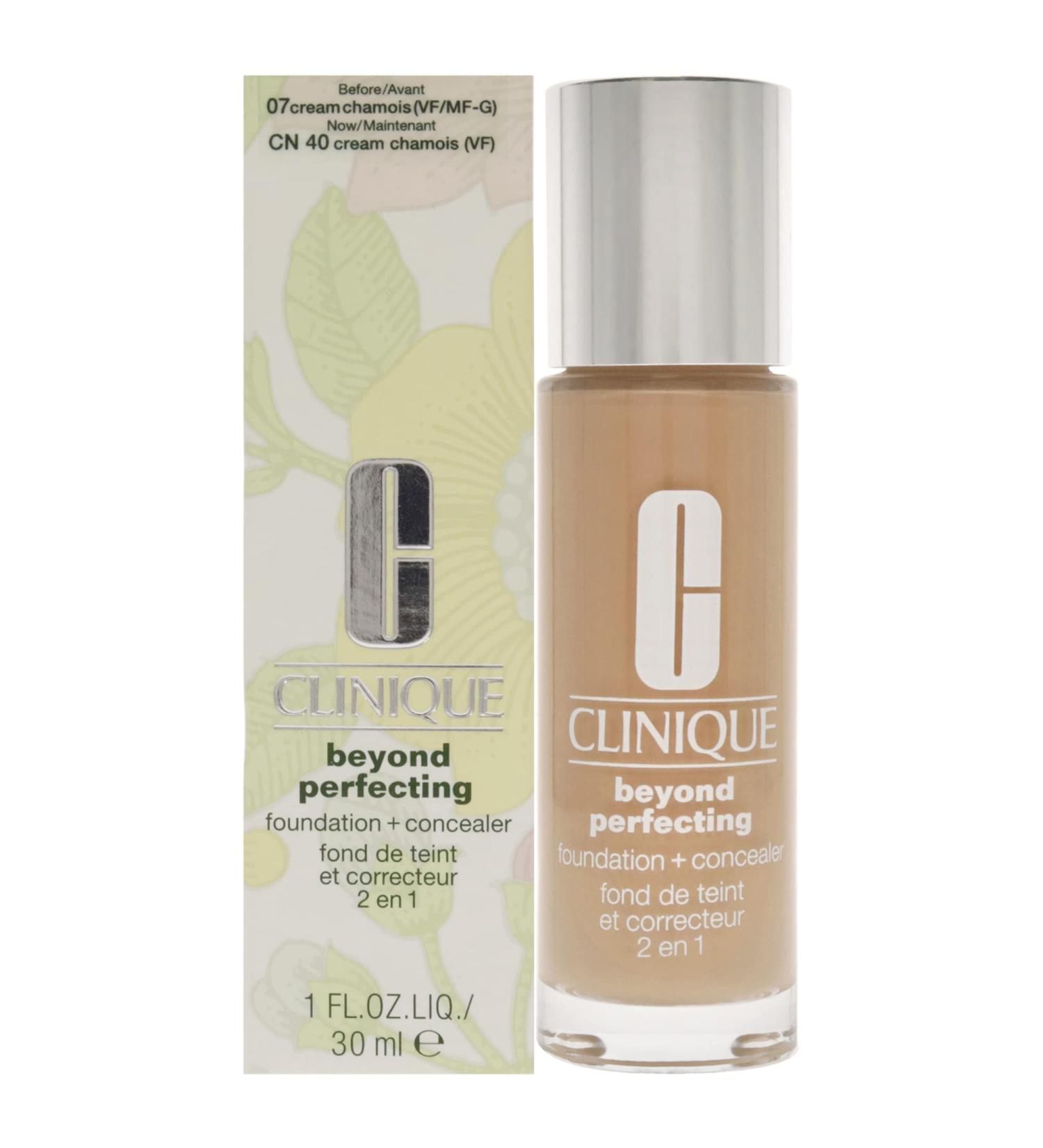 Clinique Beyond Perfecting Foundation Plus Concealer - CN 40 Cream Chamois 1 oz - Buy Online on GoSupps.com