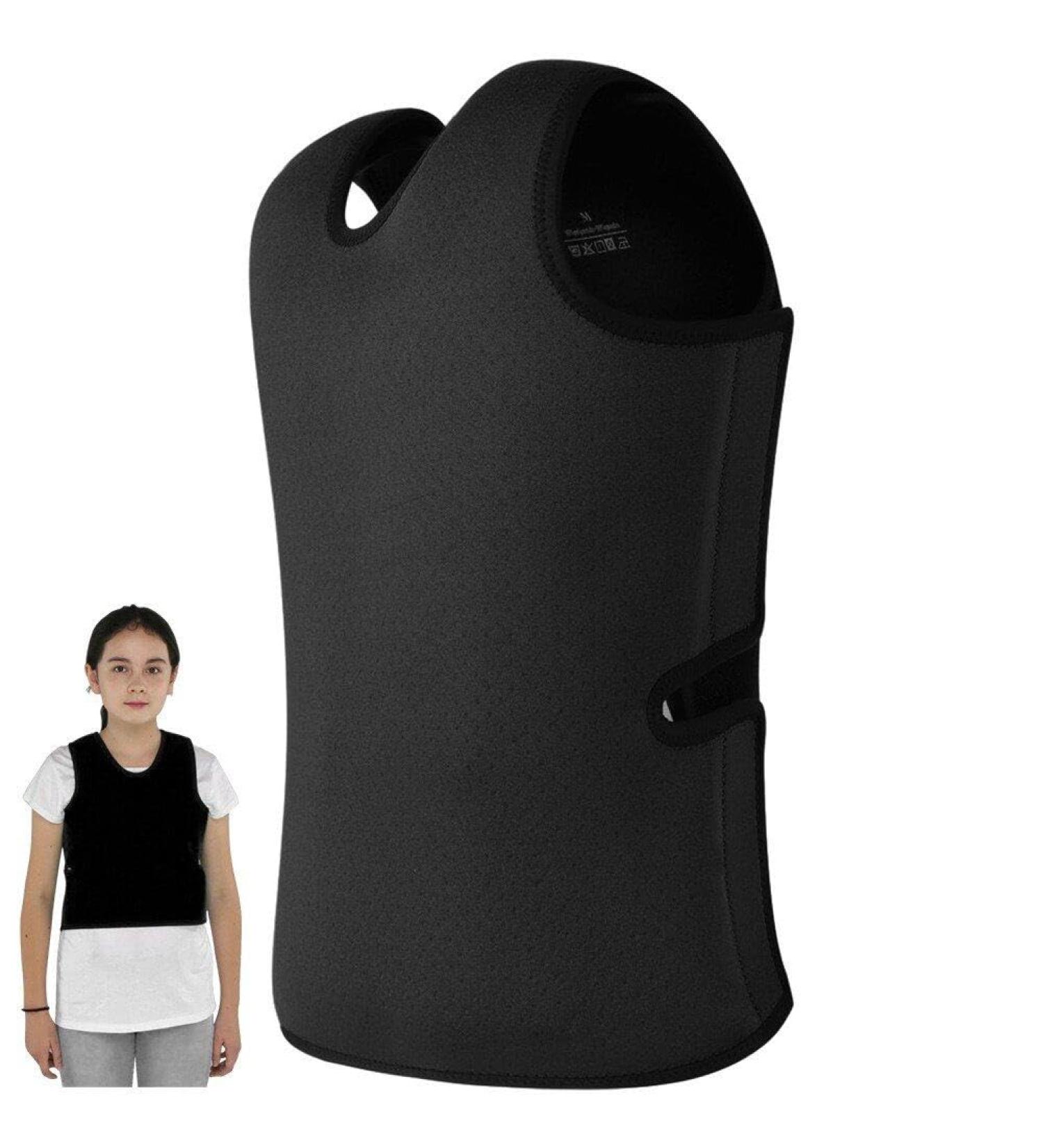 Sensory Vest Weighted Vest Low-Pressure Comfort for Kids Teens Autism Hyperactivity Mood Processing Disorder Black - Buy Online on GoSupps.com