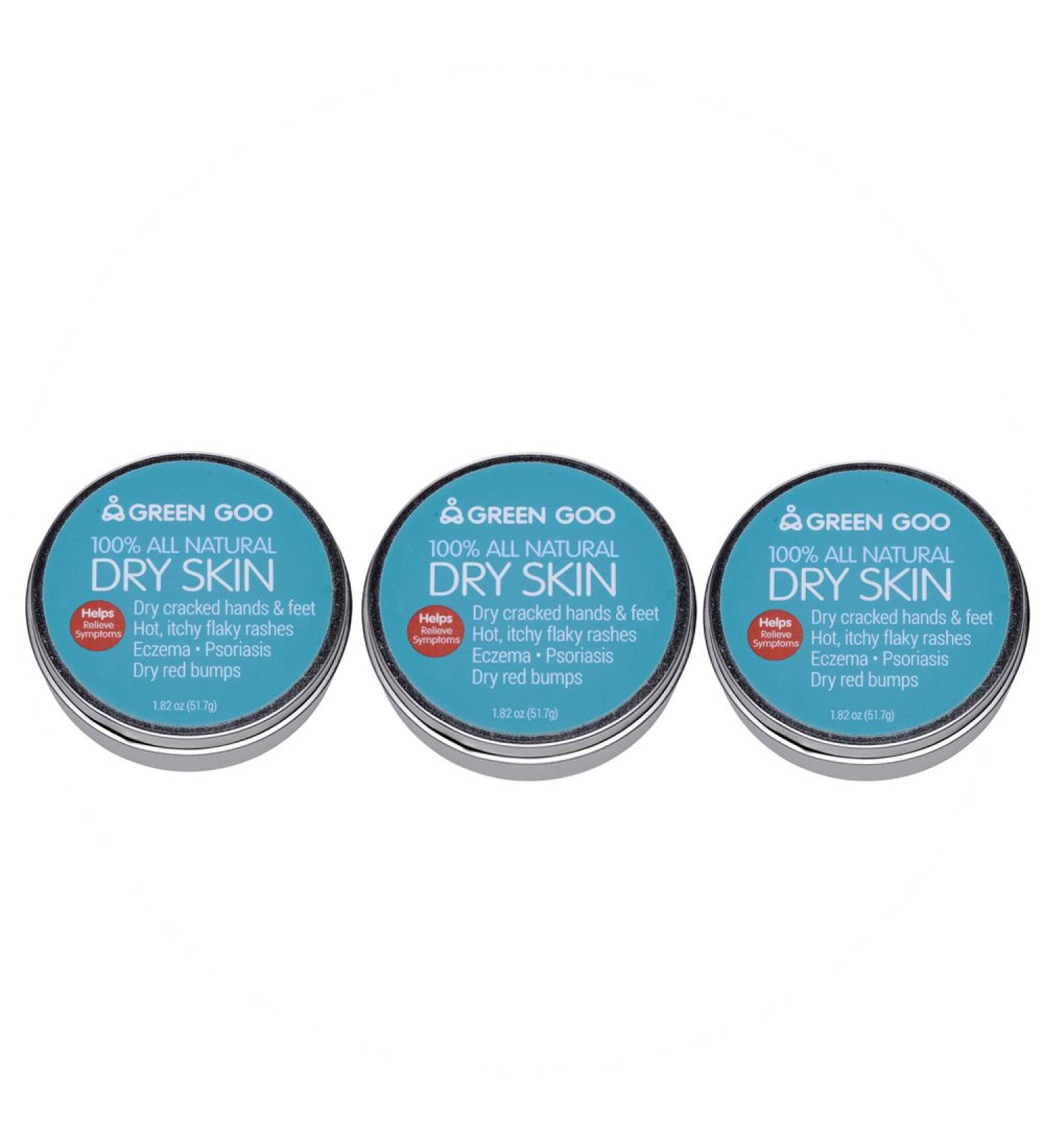 Green Goo Natural Skin Care Salve Dry Skin Care 1.82-Ounce Large Tin 3-Pack - Buy Online on GoSupps.com