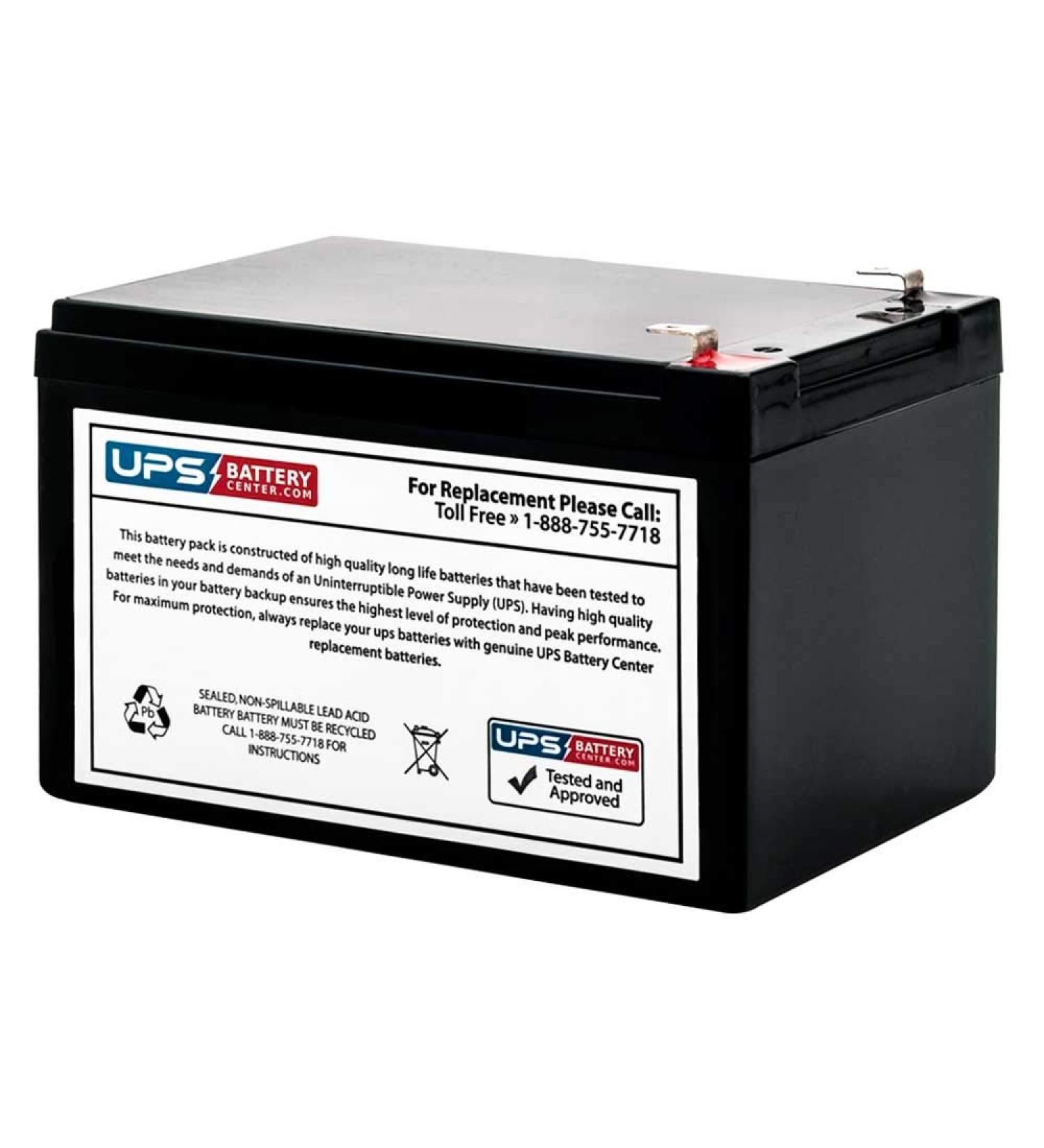 Sentry PM12120 12V 12Ah Sealed Lead Acid - AGM - VRLA Replacement Battery