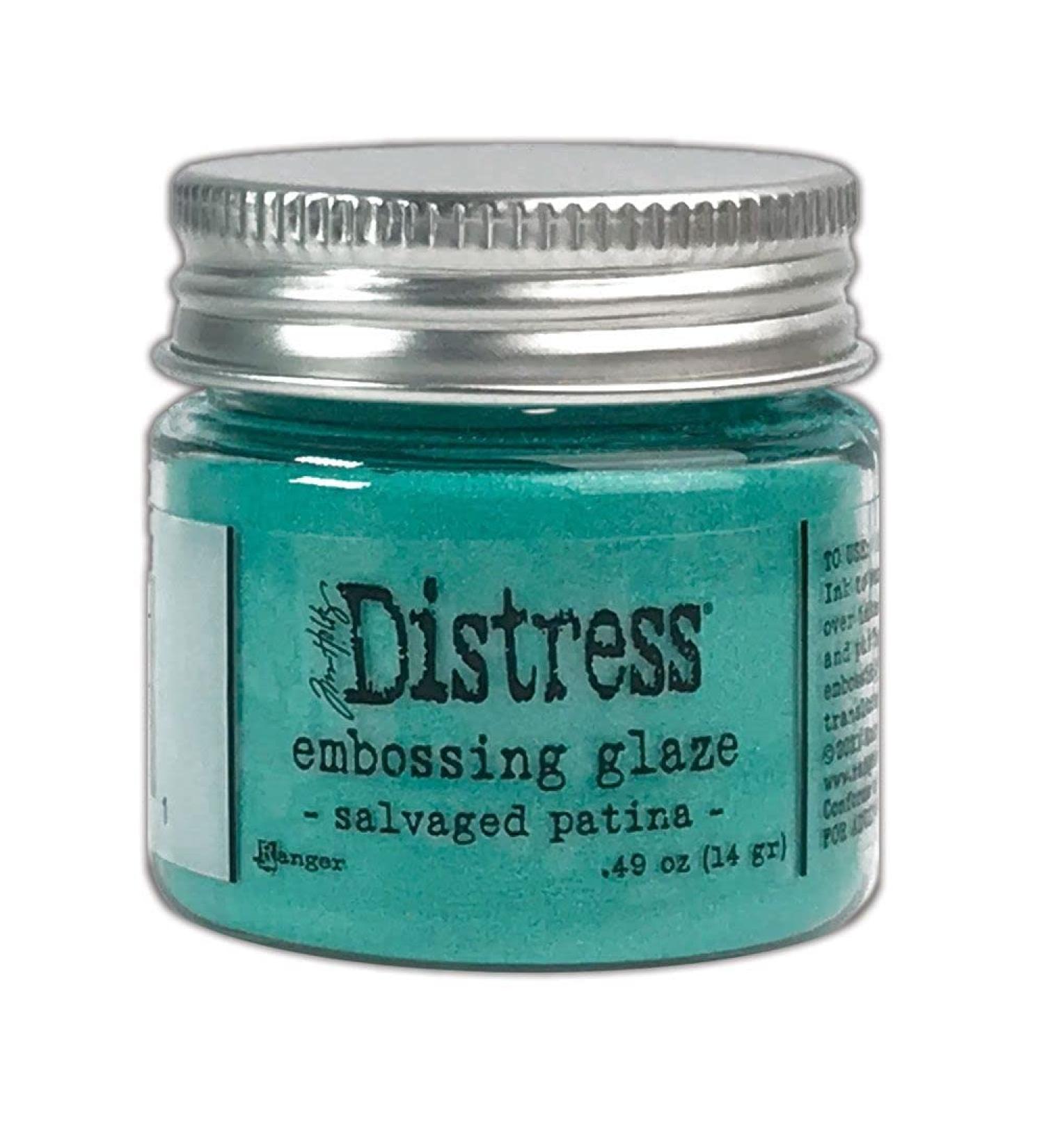 Ranger Salvaged Patina Tim Holtz-Distress Embossing Glaze 14g - Create Stunning Patina Effects - Buy Online on GoSupps.com