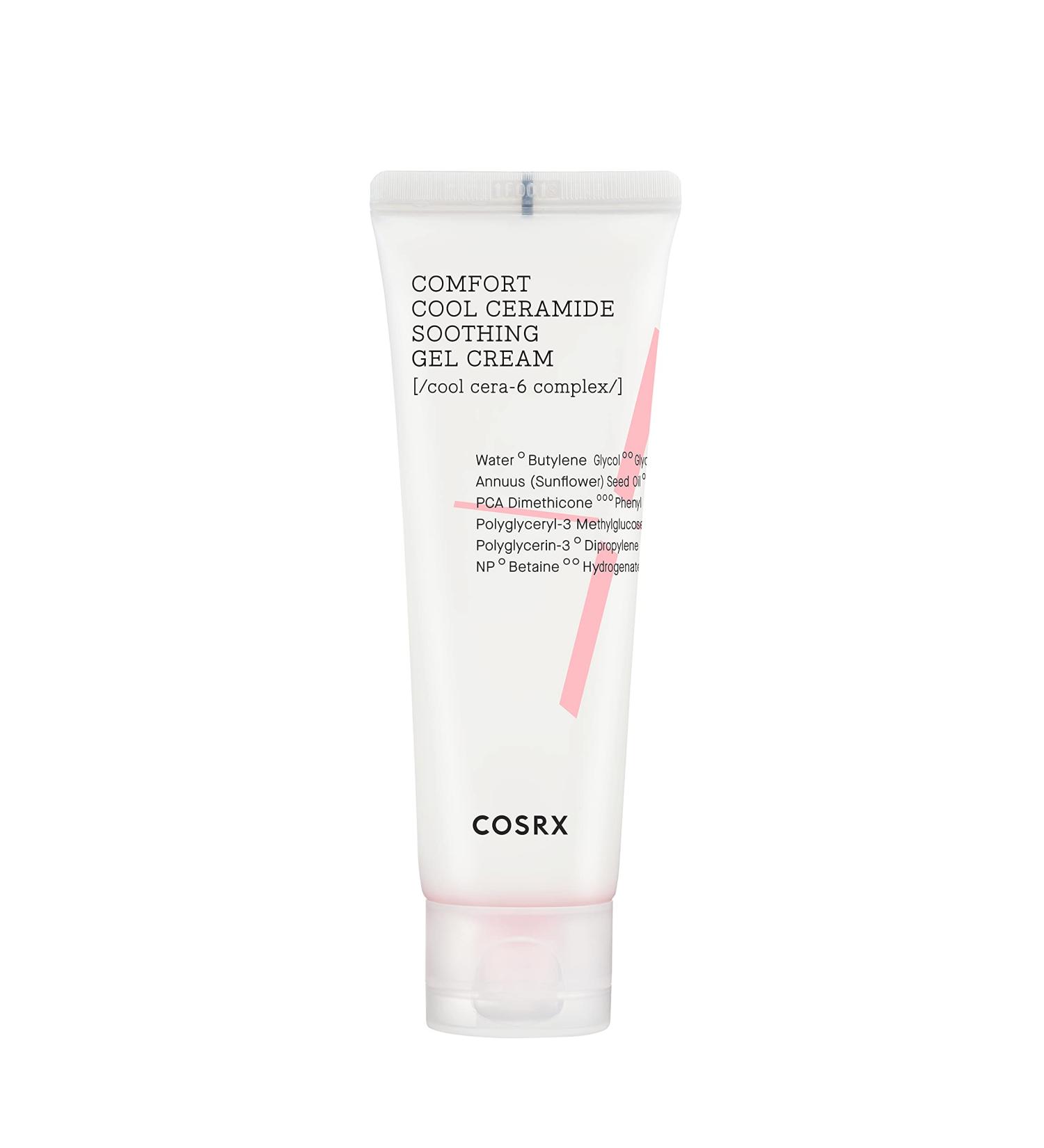 COSRX Balancium Comfort Cool Ceramide Soothing Gel Cream 85ml / 2.87 fl. oz Light Cooling Gel Lotion. After-Sun Gel Moisturizer Strengthen & Plump Skin