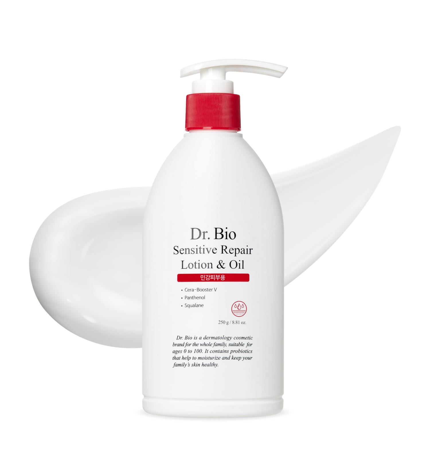 Dr. Bio Lotion & Oil | Deep Hydration Body Lotion for Sensitive Skin | Ceramide Panthenol & Probiotics | Korean Skin Care 250ml - Buy Online on GoSupps.com