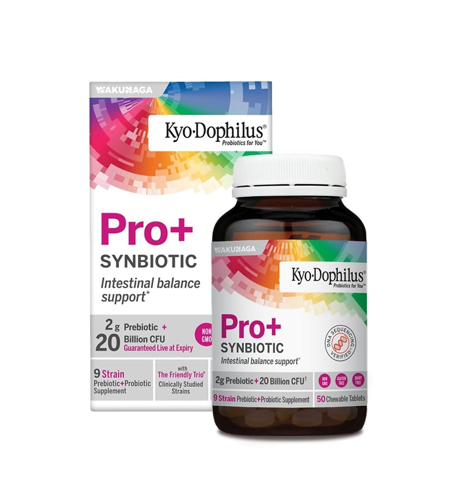 Kyo-Dophilus Pro+ Synbiotic, 50 Chewable Tablets - Buy Online on GoSupps.com