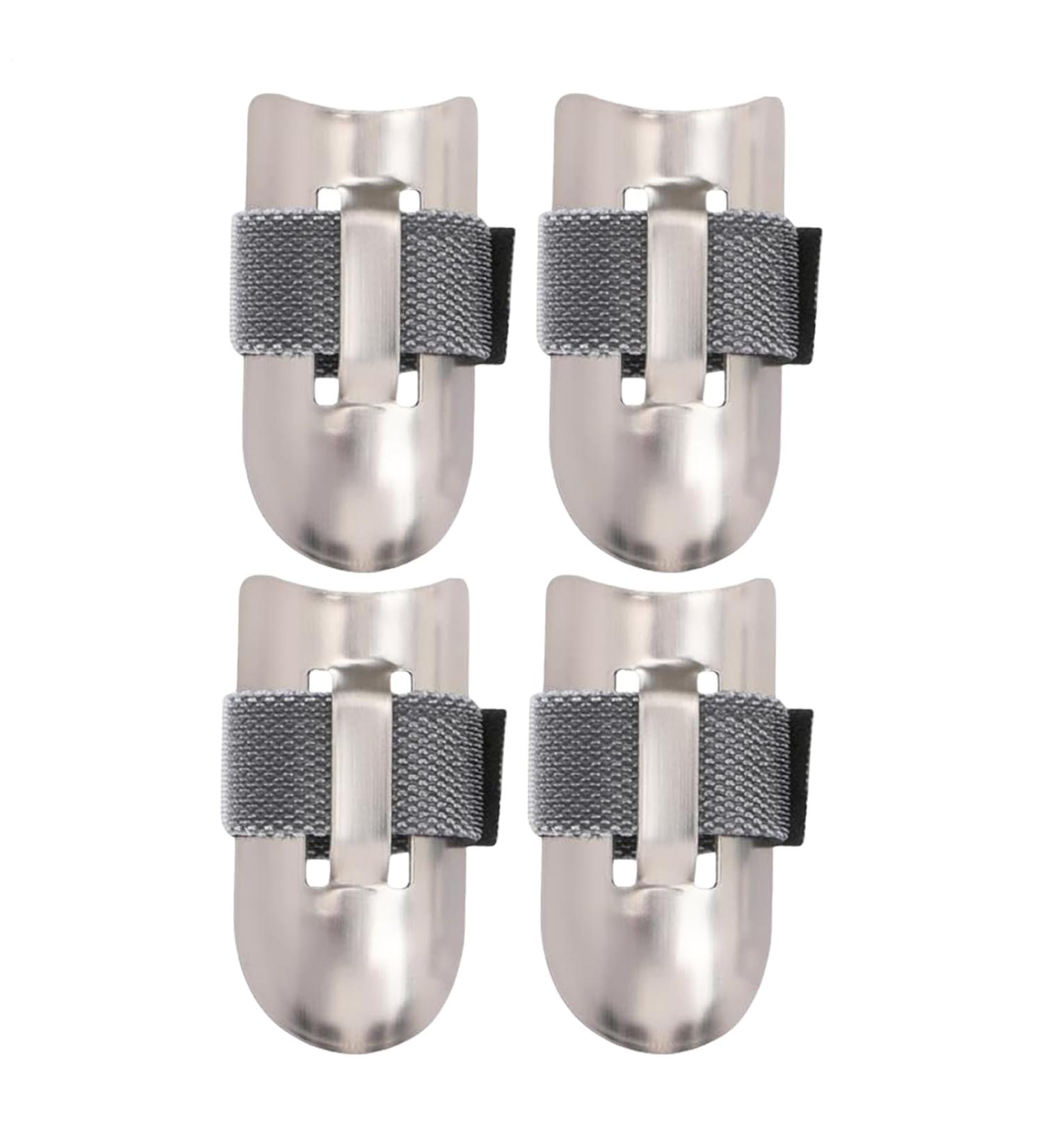 dewdat Finger Protectors For Food Cutting Steel Finger Protector Thumb Shelter Set For Seafood Preparation Opening Cutting Handling - Buy Online on GoSupps.com