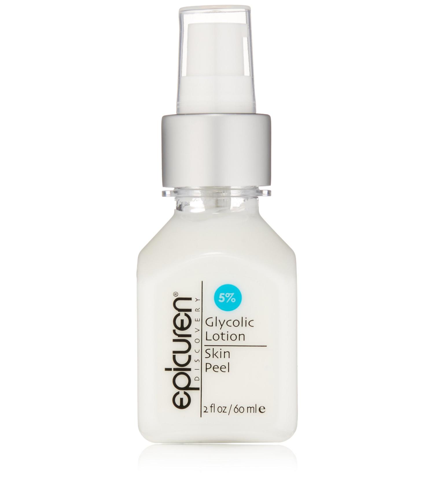 Epicuren Discovery Glycolic Lotion Face Peel 5% - Exfoliating Facial Treatment | 2 oz - International Shipping Available - Buy Online on GoSupps.com