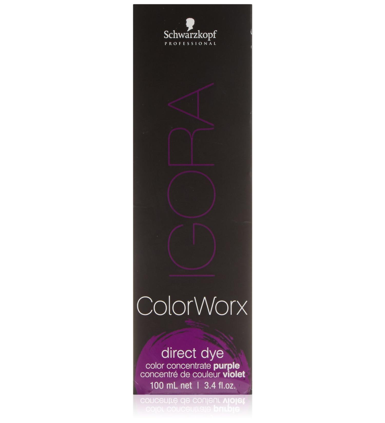 Buy Schwarzkopf IGORA ColorWorx Direct Dye - Purple Color Concentrate for Vibrant Hair Color | International Shipping Available - Buy Online on GoSupps.com