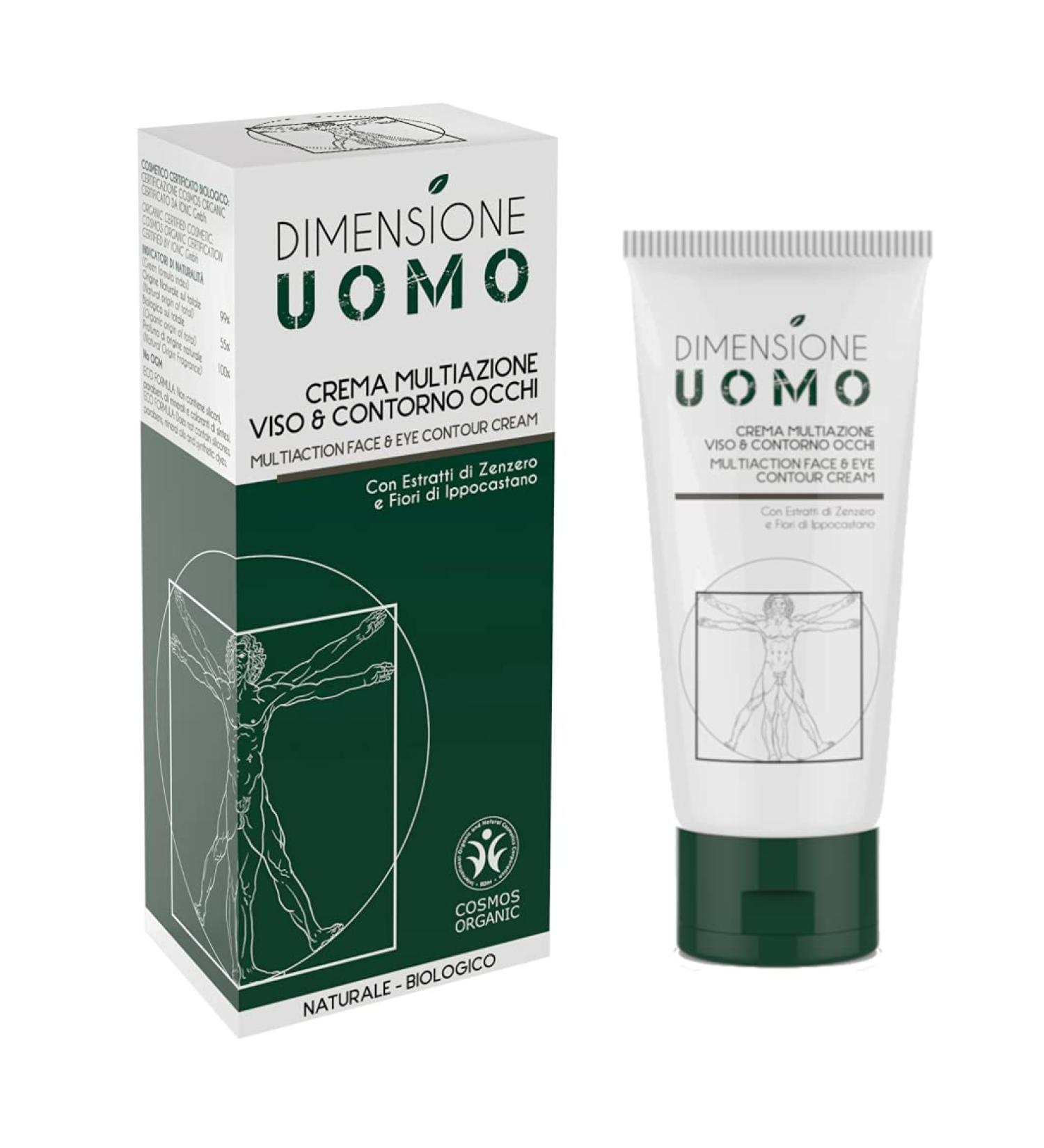 Dimensione Uomo Multiaction Face and Eye Contour Cream 50ml - Premium Anti-Aging Skincare for Men | Shop Internationally - Buy Online on GoSupps.com