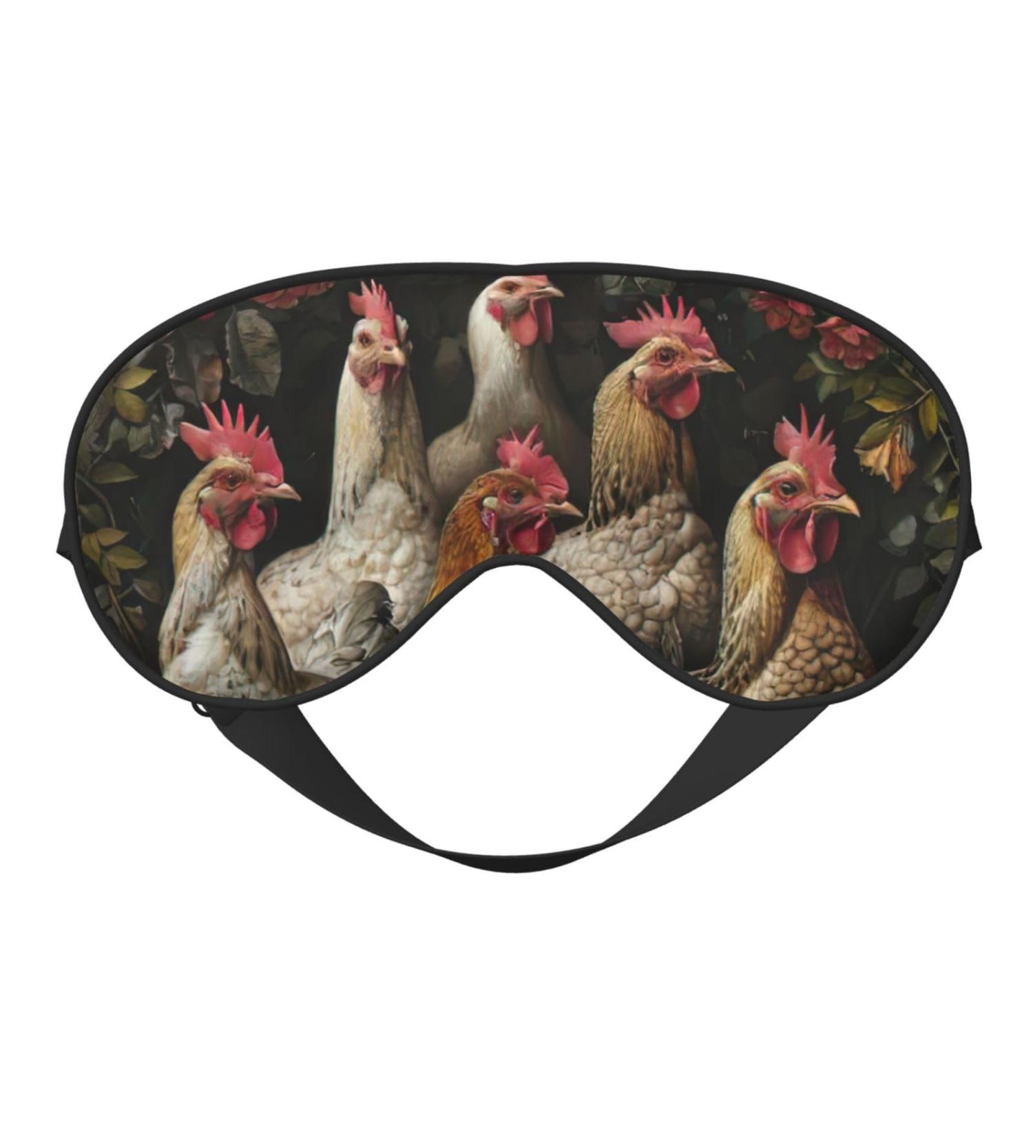SSIMOO Adjustable Chickens Sleep Mask - Breathable Fashionable Eye Mask for Comfortable Sleep - International Shipping - Buy Online on GoSupps.com