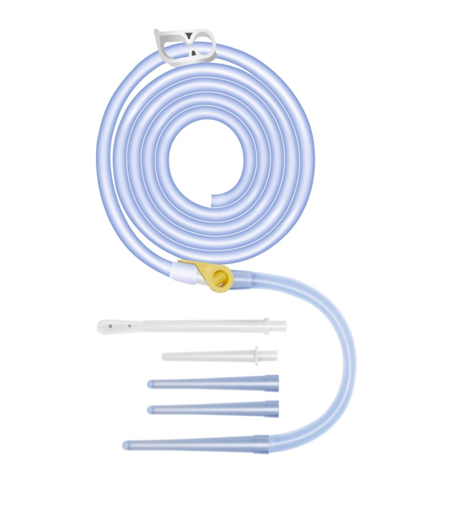 Enema Hose Replacement Kit - Silicone Enema Tube Coffee Enema Nozzles for Enema Bag & Bucket | International Shipping - Buy Online on GoSupps.com