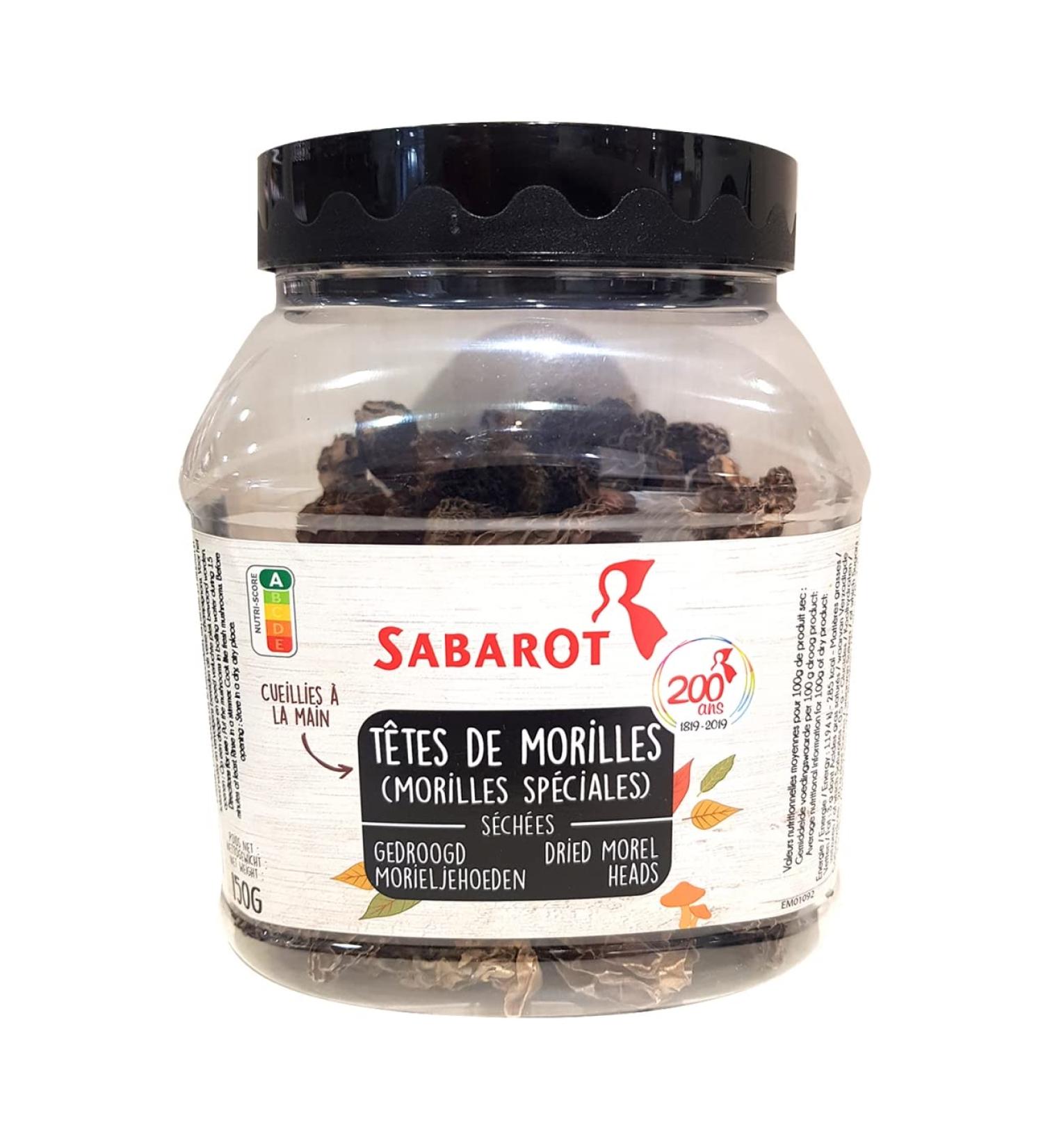Sabarot - Special morels (without tail) dried 150g - Buy Online on GoSupps.com