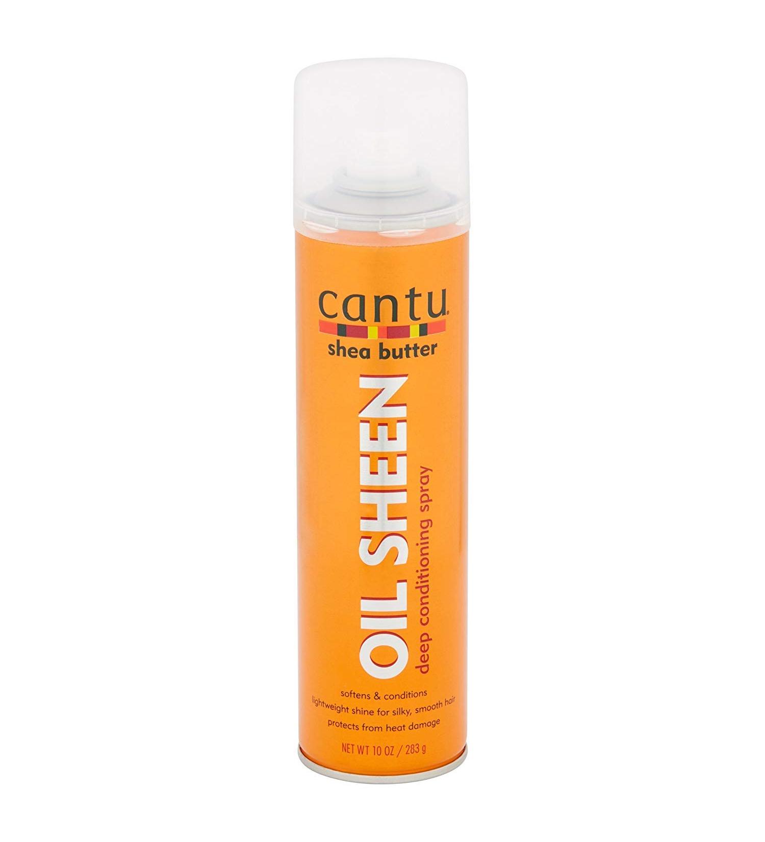 Cantu Shea Butter Oil Sheen Deep Conditioning Spray 10 Ounce (382ml) (Pack of 6)