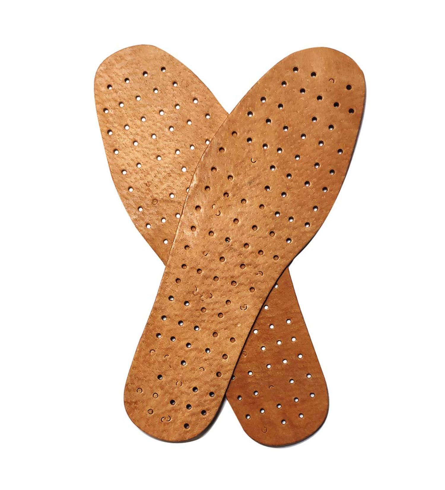 Men's 2.5mm Thick Leather Insole | Absorbent & Breathable | for Oxford, Brogue & Derby Shoes | US9/10.5inch/27cm - Buy Online on GoSupps.com