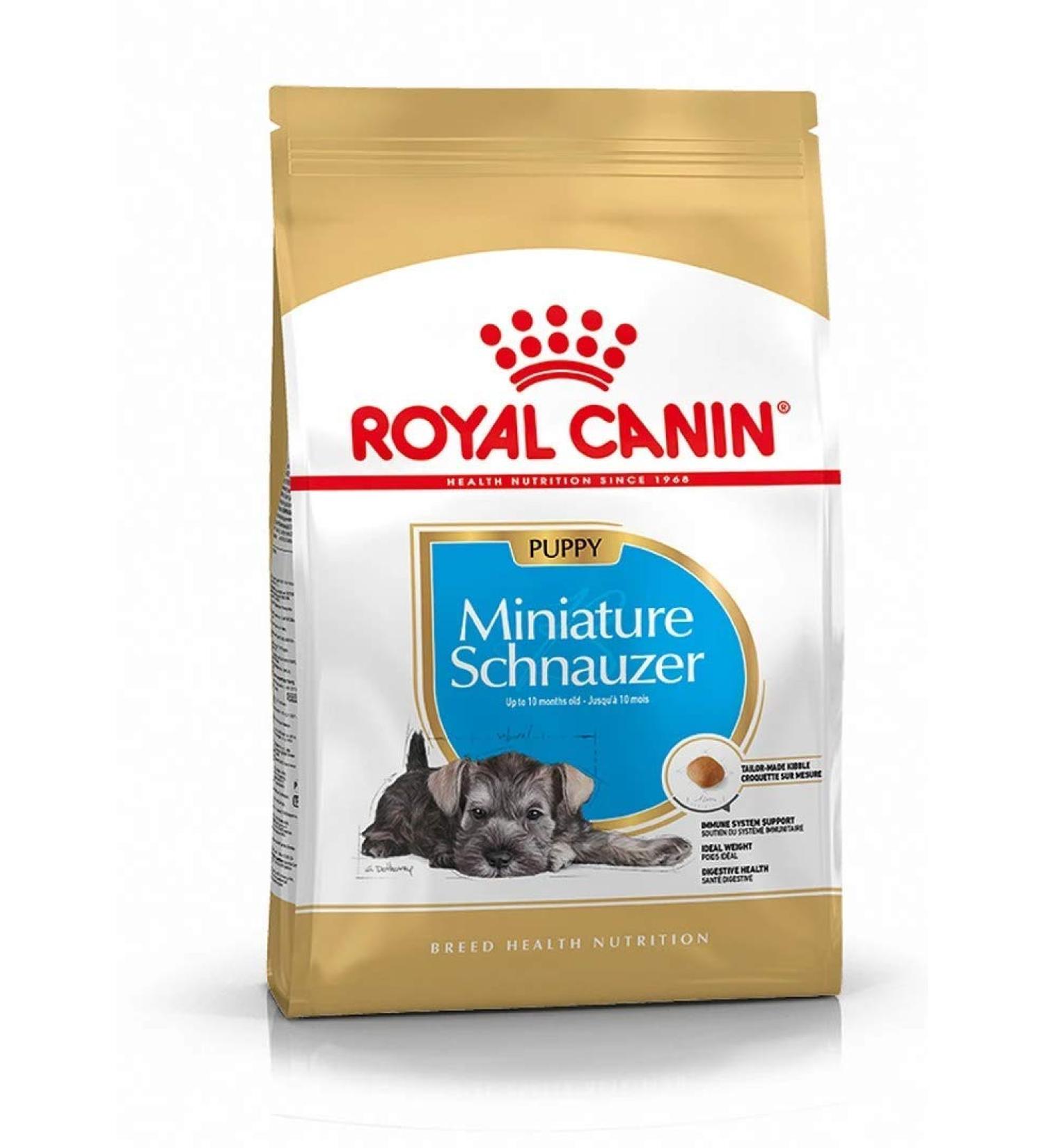 Royal Canin Dog Food Mini Schnauzer Puppy / Junior Complete 1.5KG - Buy Online on GoSupps.com